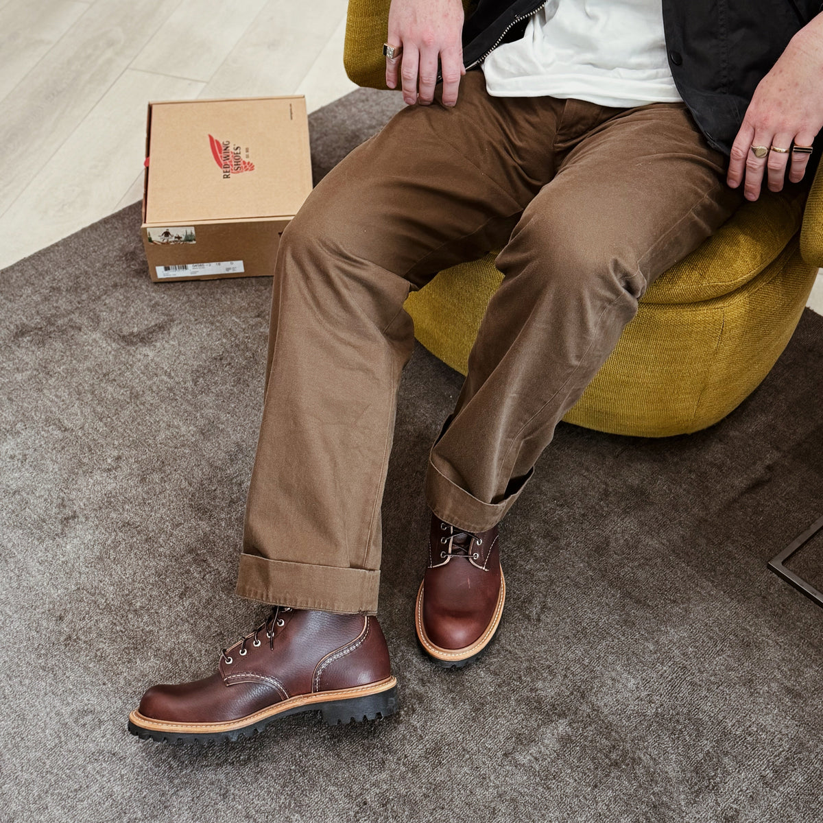 Red Wing Heritage 4585 120th Anniversary Logger Boot Briar Oil Slick