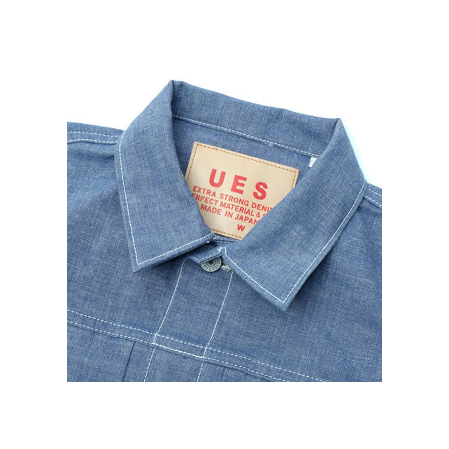 UES 2nd Type Chambray Jacket Light Indigo