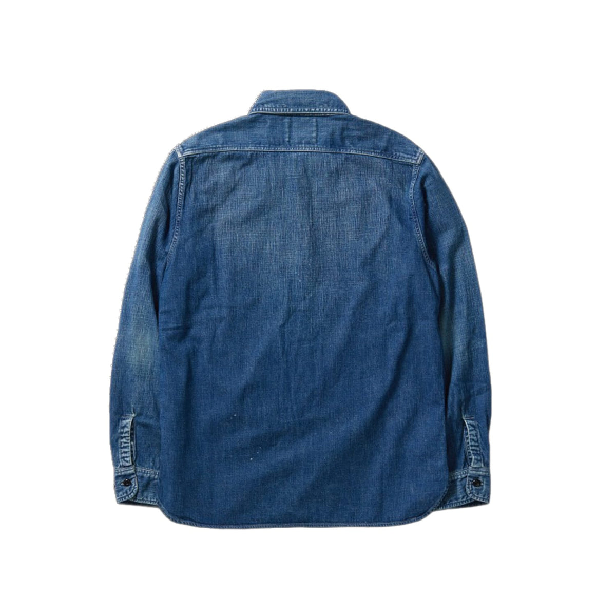 Full Count 4890HW-24 Denim Work Shirt Hand Wash Indigo Blue