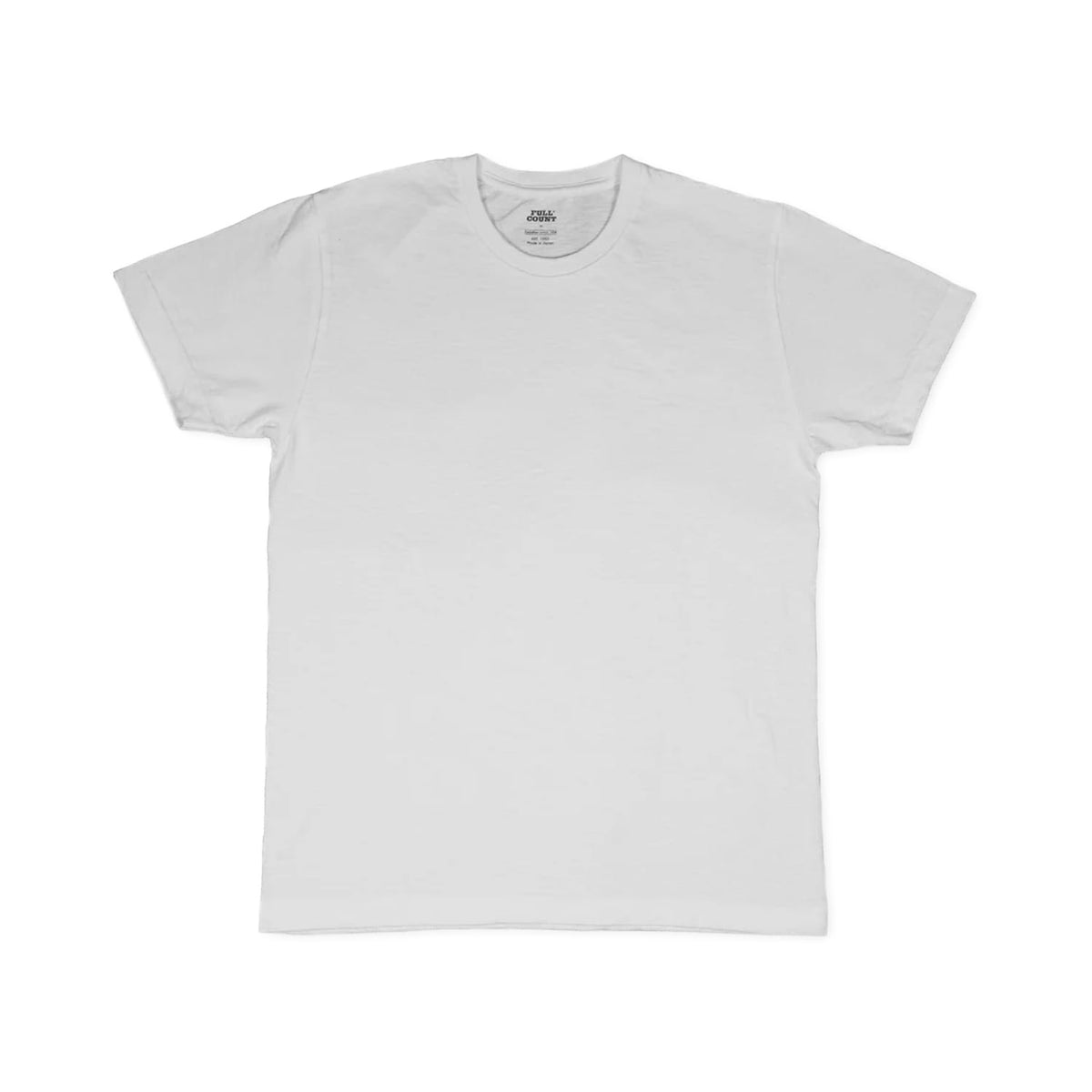 Full Count Original 20/1 Tubular Jersey Tee White