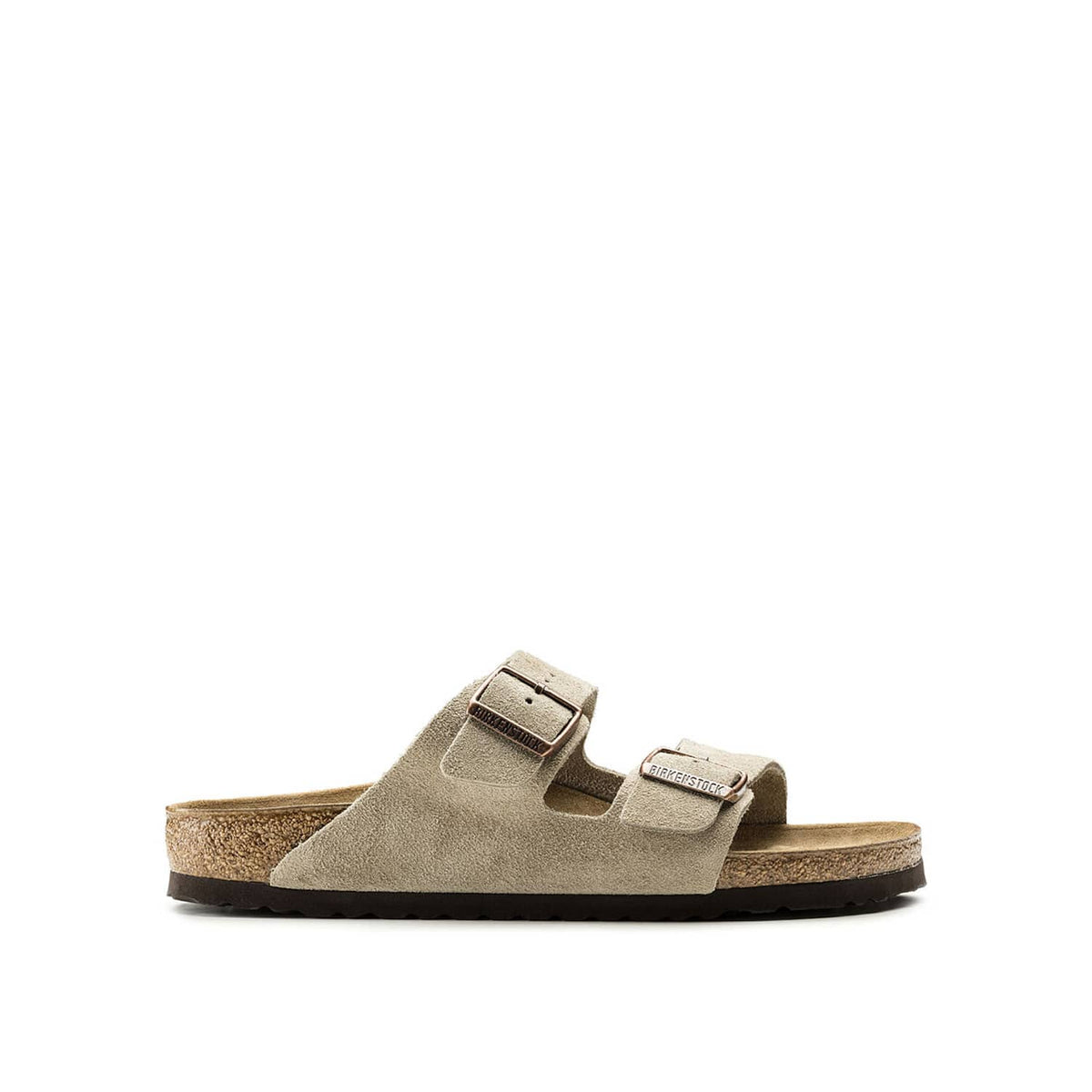 Birkenstock Arizona Soft Footbed Suede Leather Taupe