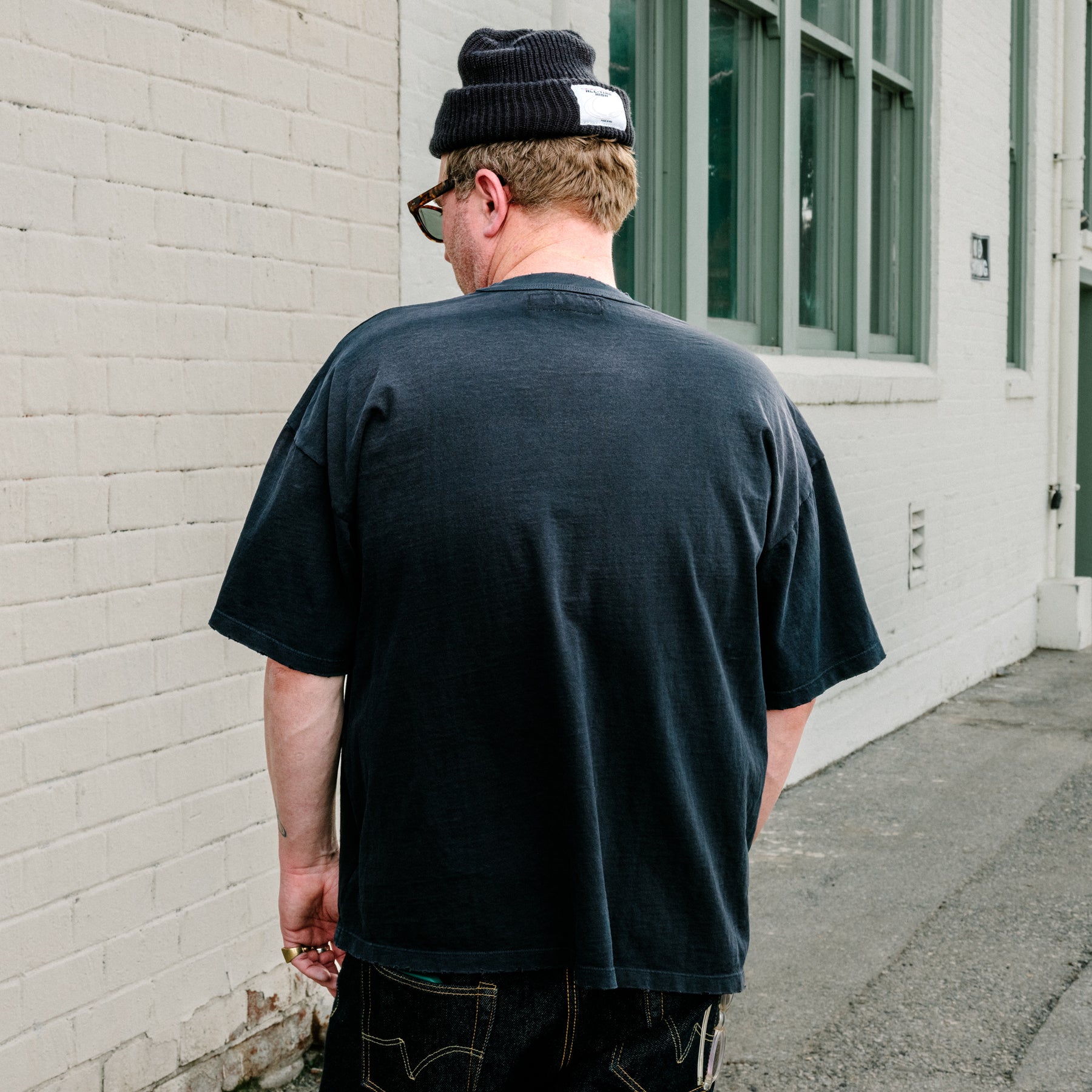 All-Time High Boxy Cotton Pocket Tee Midnight Navy