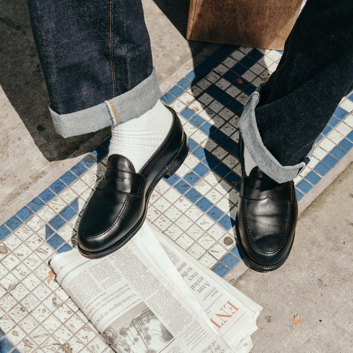 Alden 9827 Leisure Loafer Black Canton Calf