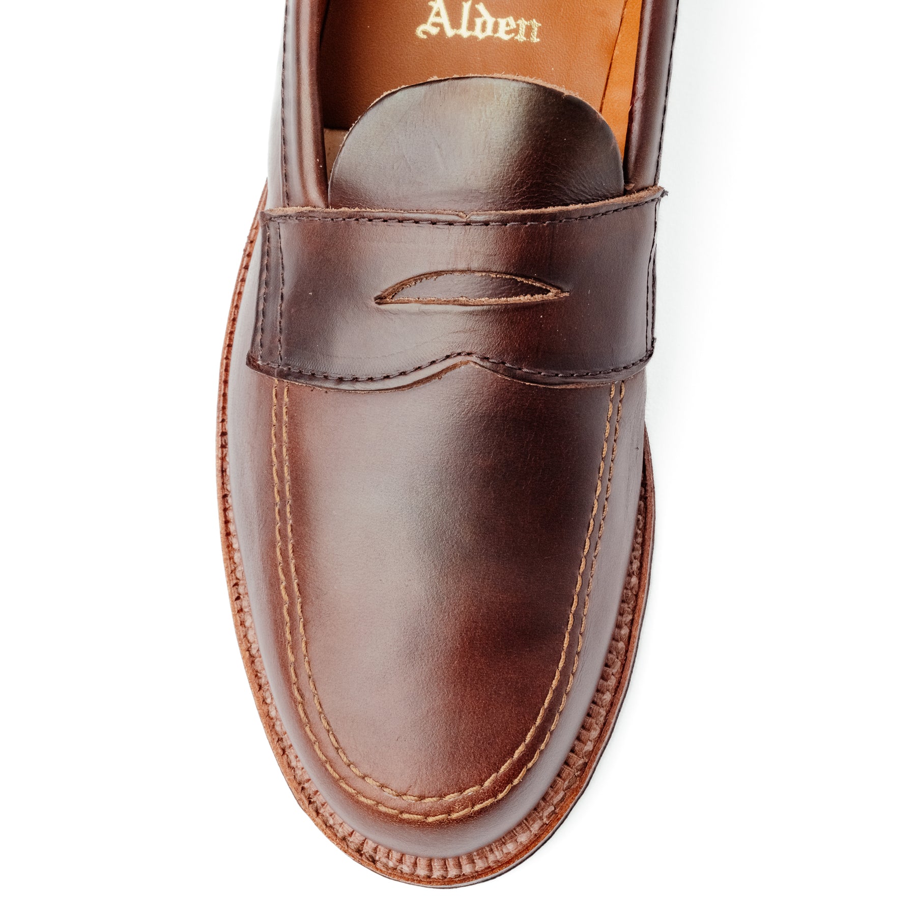 Alden x Snake Oil Provisions Unlined Loafer Brown Chromexcel