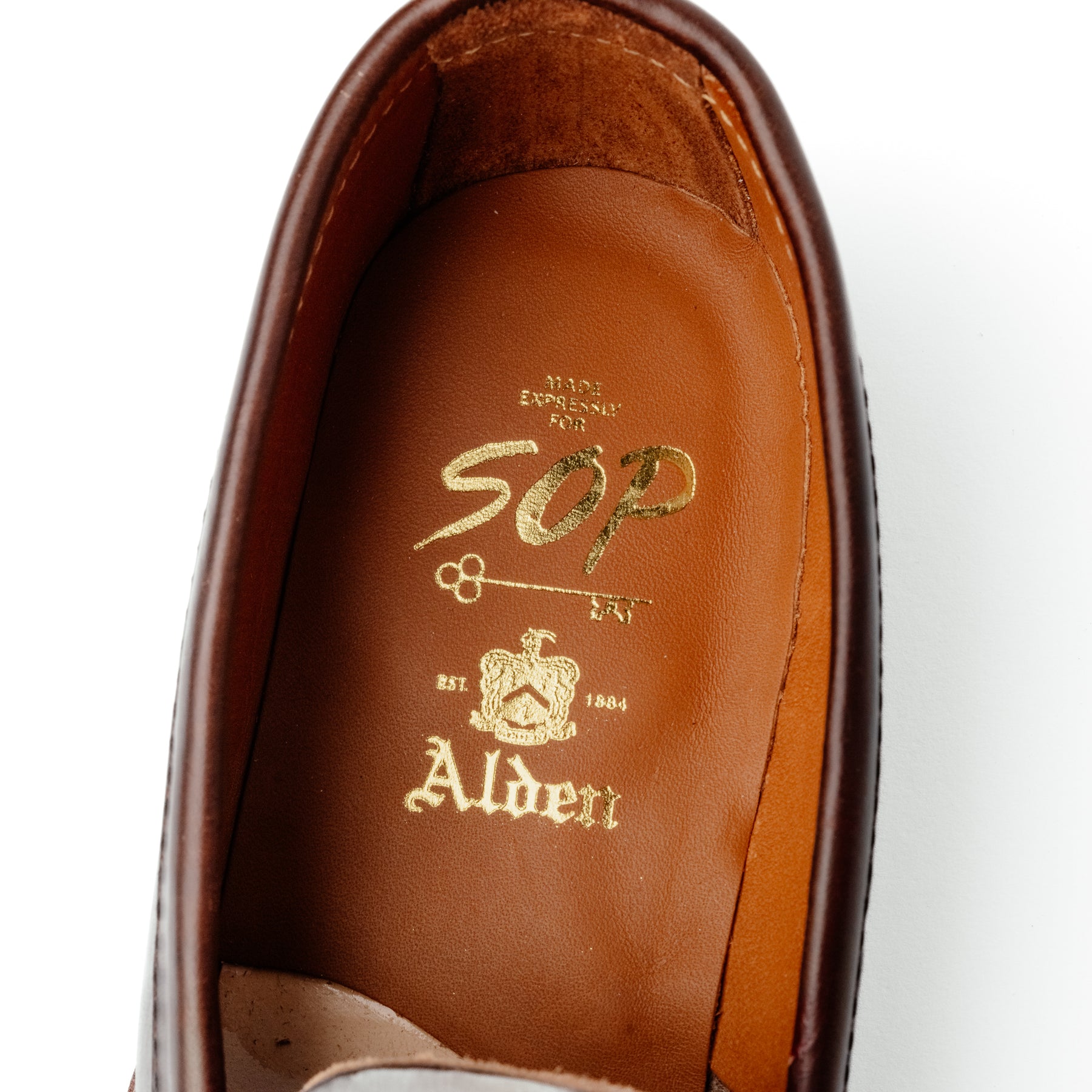 Alden x Snake Oil Provisions Unlined Loafer Brown Chromexcel