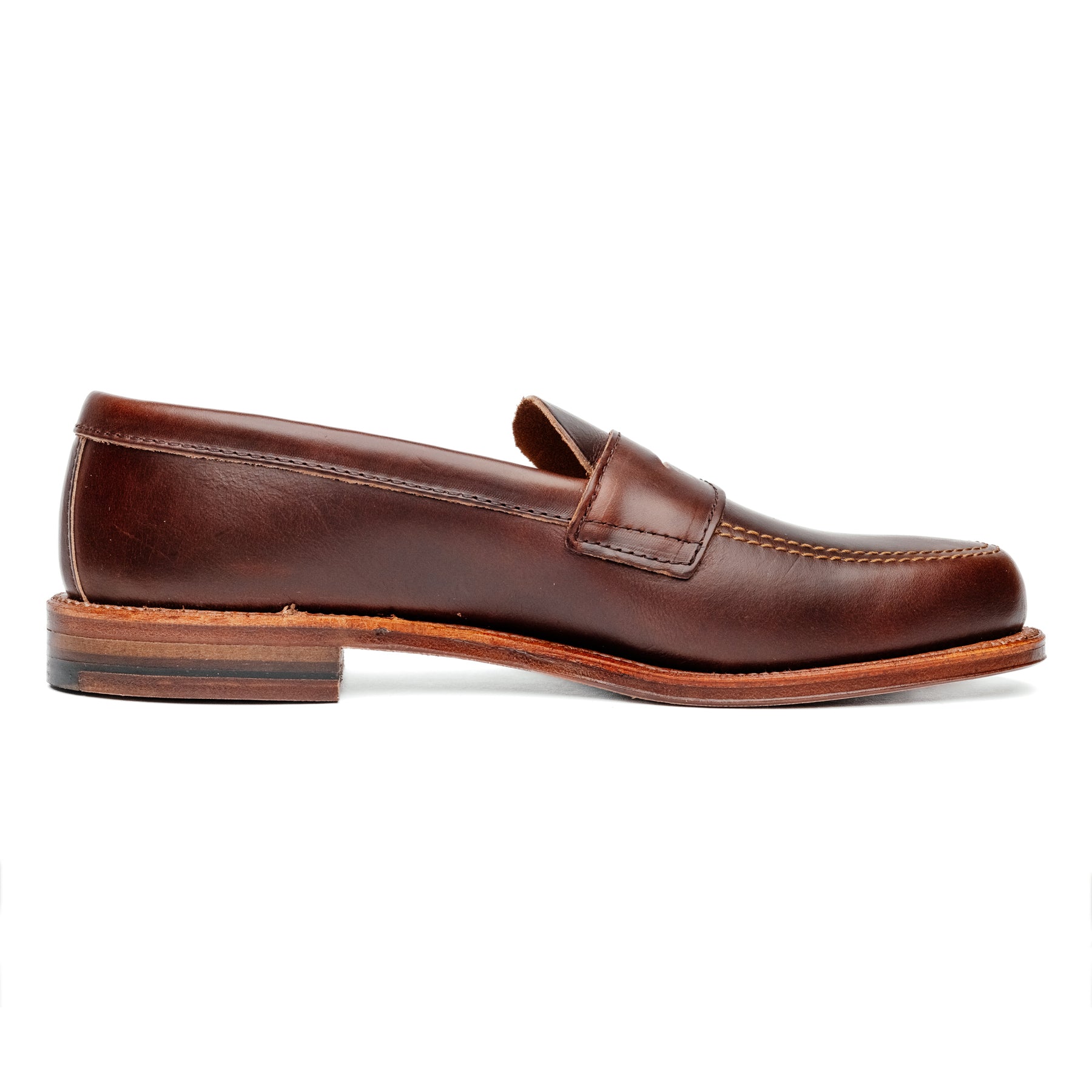 Alden x Snake Oil Provisions Unlined Loafer Brown Chromexcel