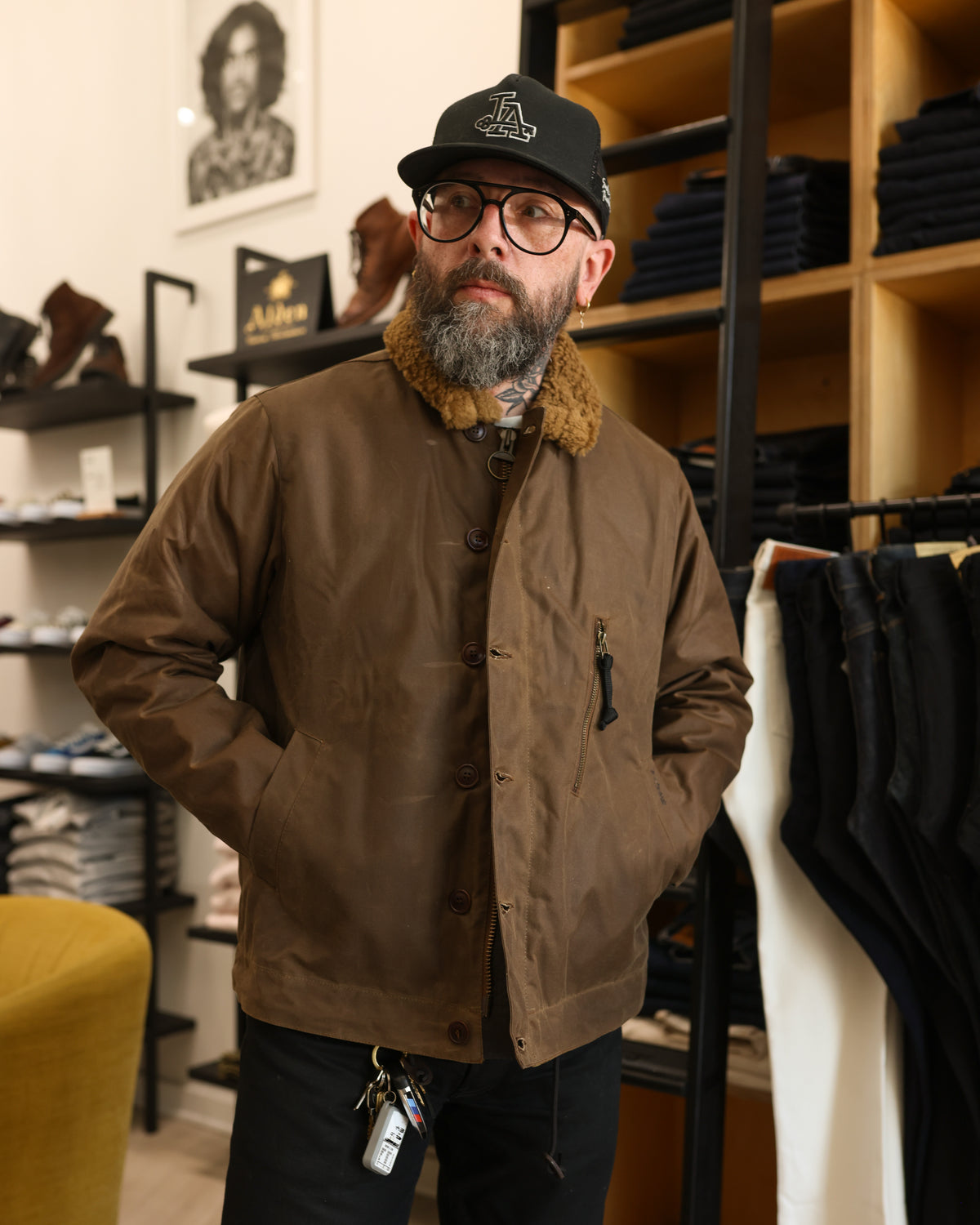 Barbour Macklow Wax Jacket Bark