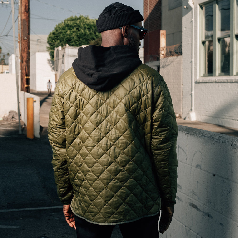 Barbour Liddesdale Quilted Liner Army Green FINAL SALE