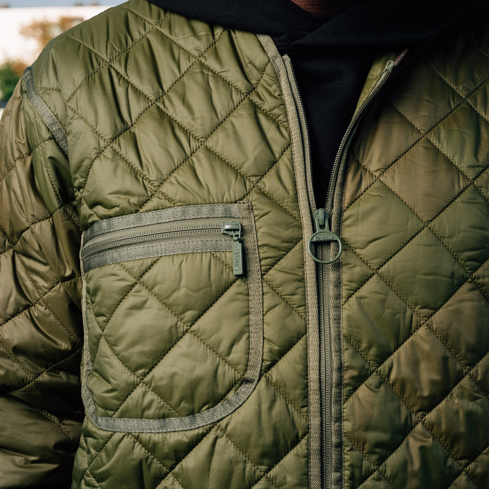 Barbour Liddesdale Quilted Liner Army Green FINAL SALE