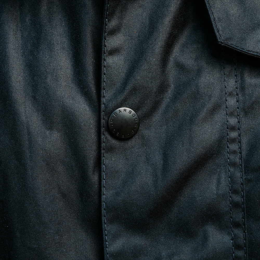Barbour OS Transport Wax Jacket Navy