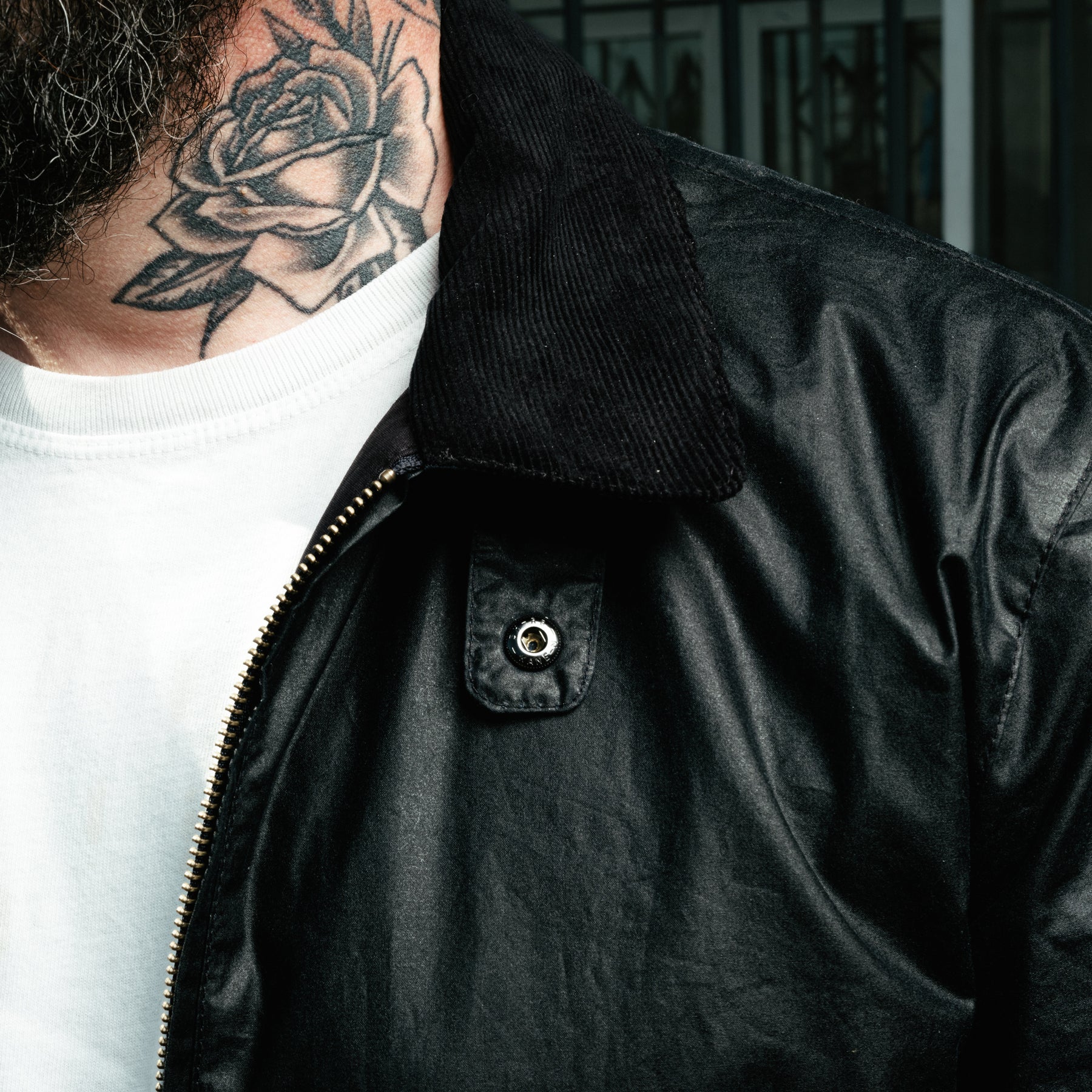 Barbour Newbury Waxed Jacket Royal Navy