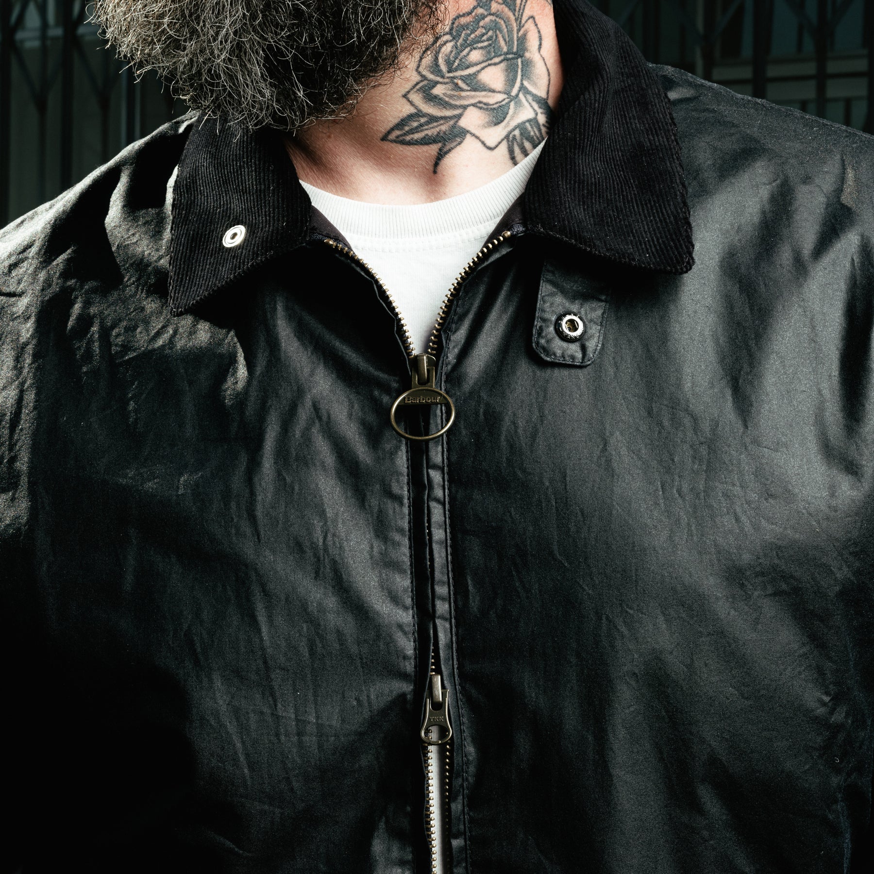 Barbour Newbury Waxed Jacket Royal Navy