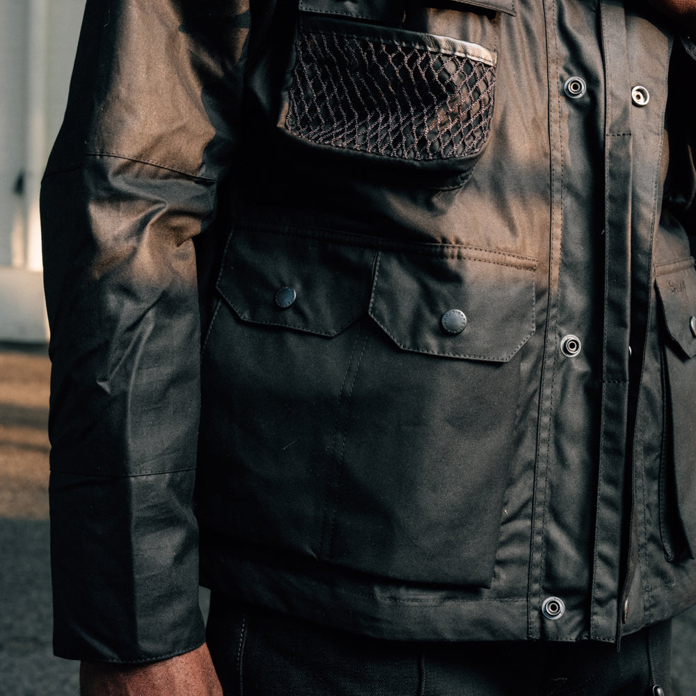 Barbour Modified Dryfly Waxed Jacket Classic Black FINAL SALE