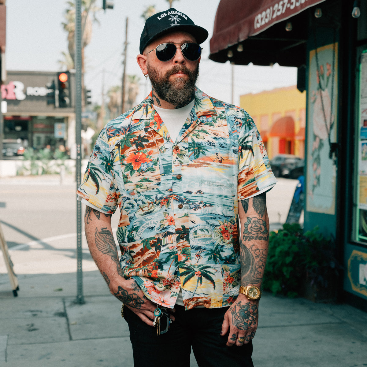 Polo Ralph Lauren Classic Fit Patchwork-Print Camp Shirt FINAL SALE