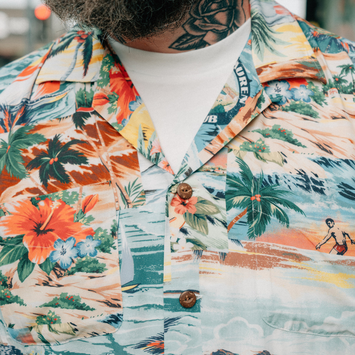 Polo Ralph Lauren Classic Fit Patchwork-Print Camp Shirt FINAL SALE