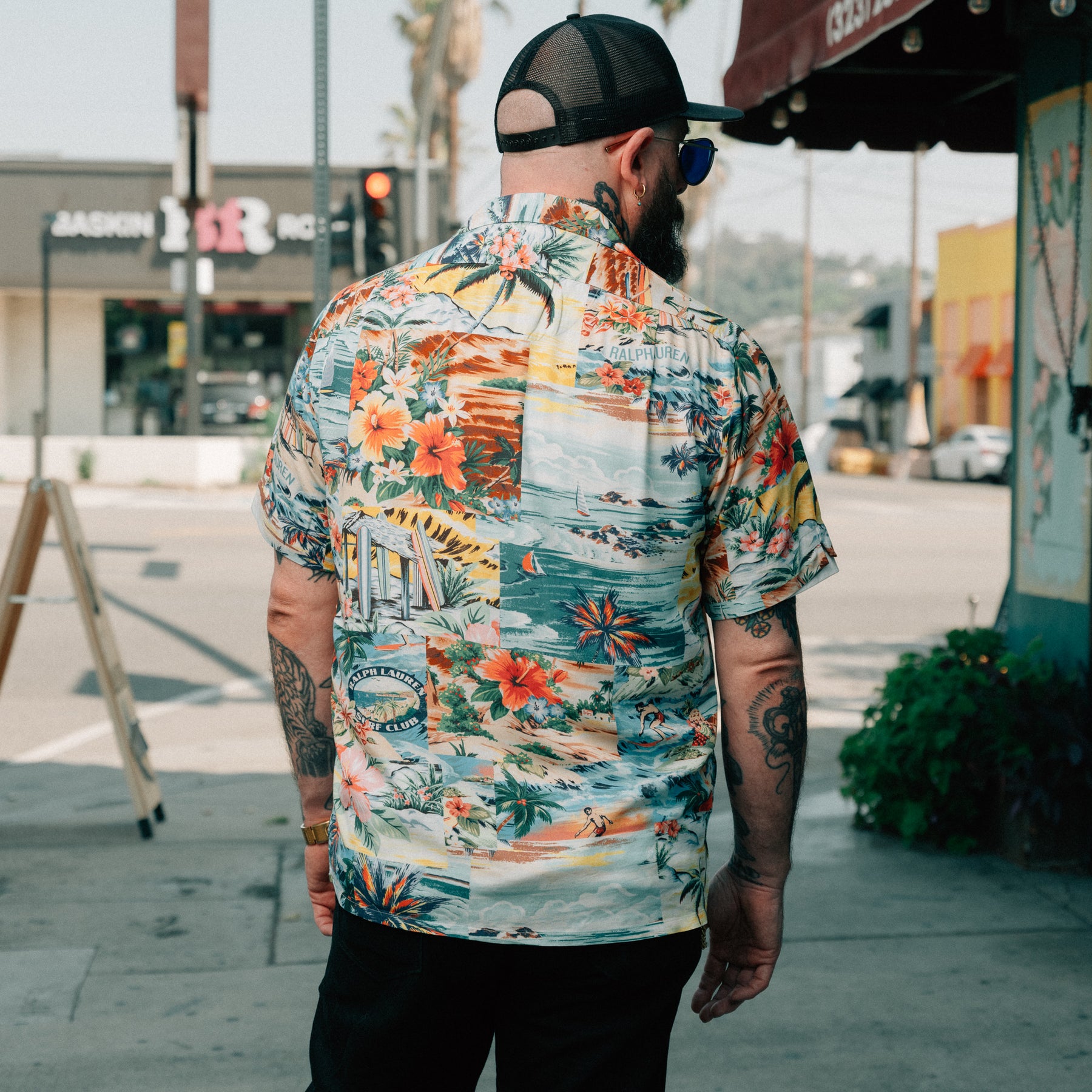Polo Ralph Lauren Classic Fit Patchwork-Print Camp Shirt