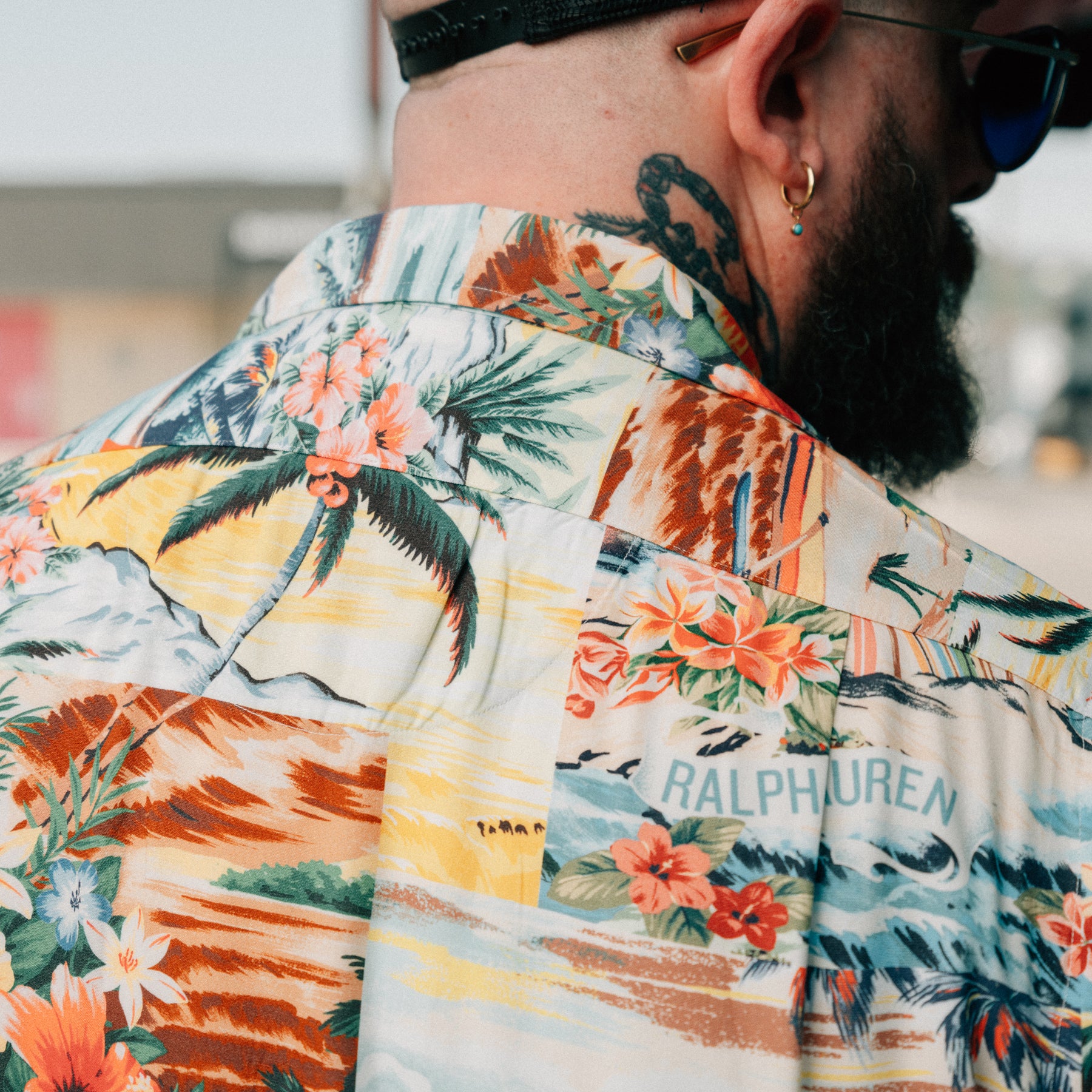 Polo Ralph Lauren Classic Fit Patchwork-Print Camp Shirt
