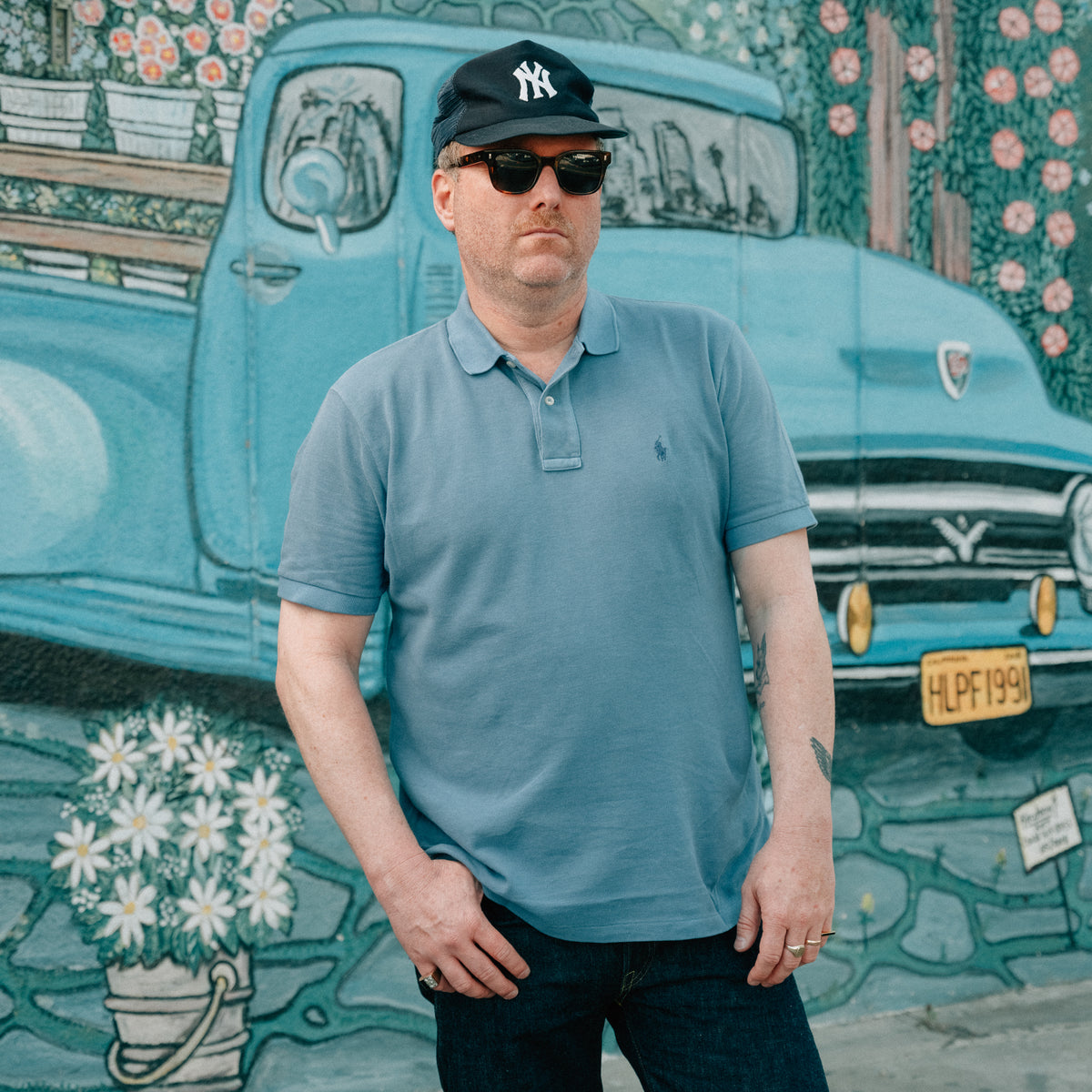 Polo Ralph Lauren Original Fit Mesh Polo Shirt Campus Blue