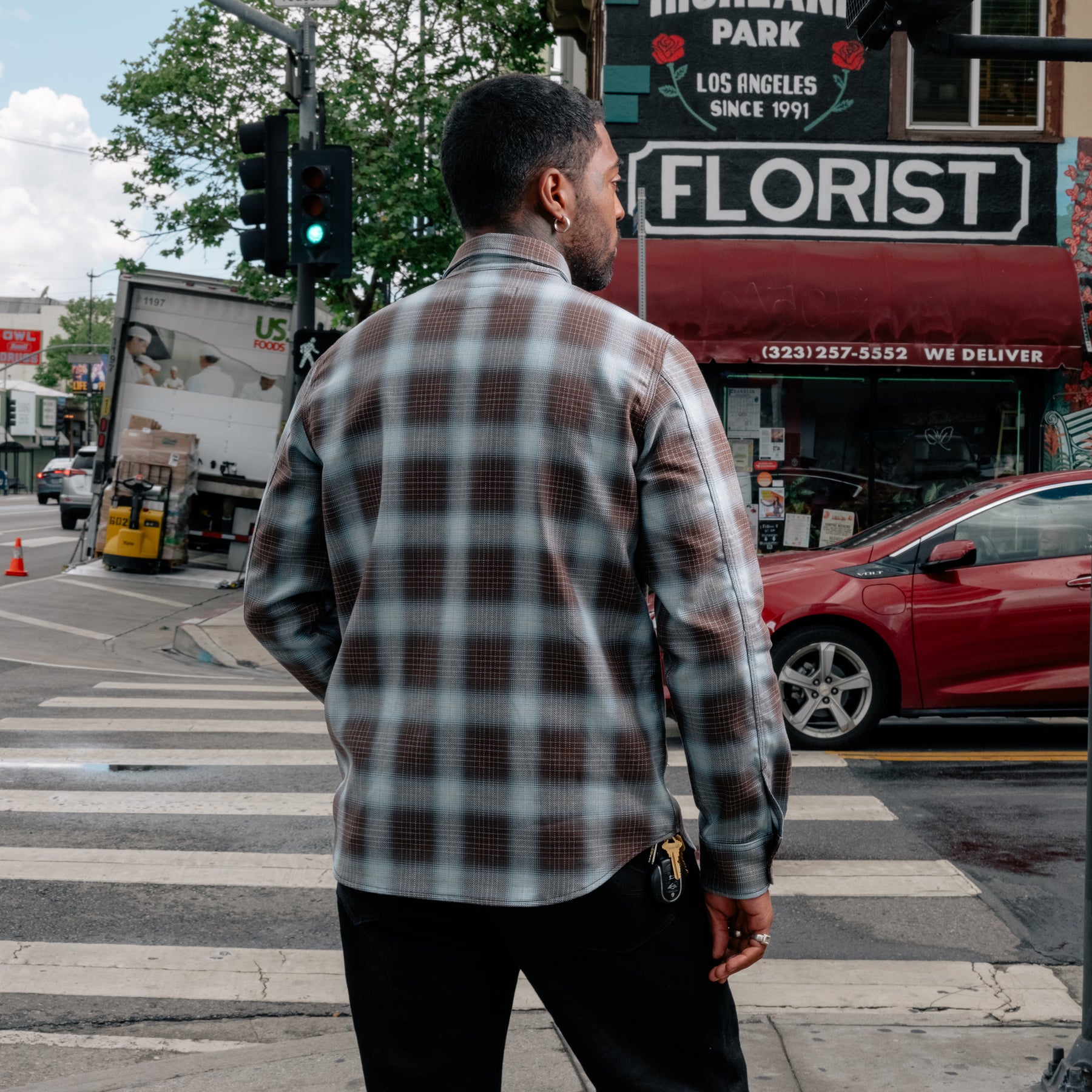 Rogue Territory Field Shirt Brown Shadow Plaid FINAL SALE