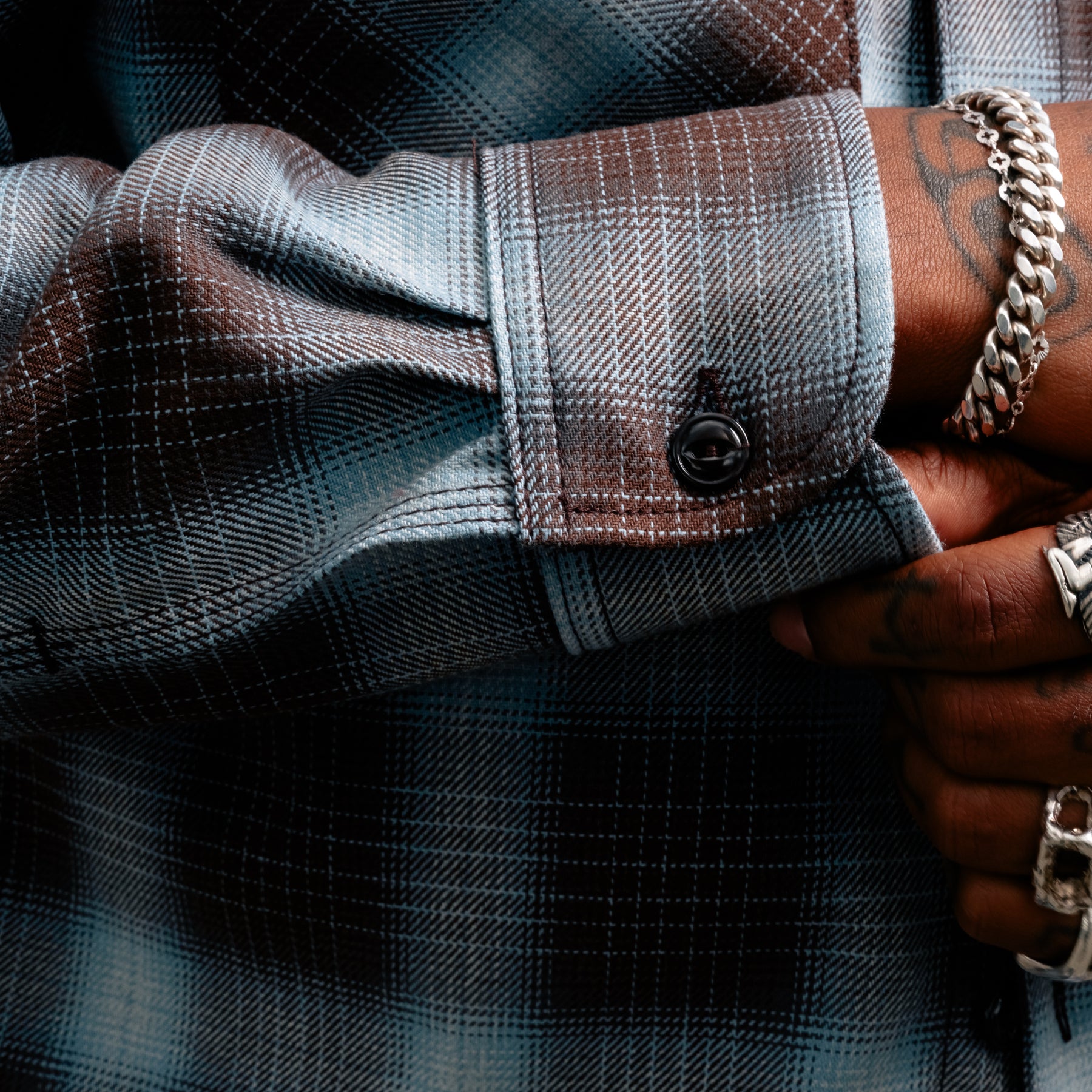 Rogue Territory Field Shirt Brown Shadow Plaid FINAL SALE