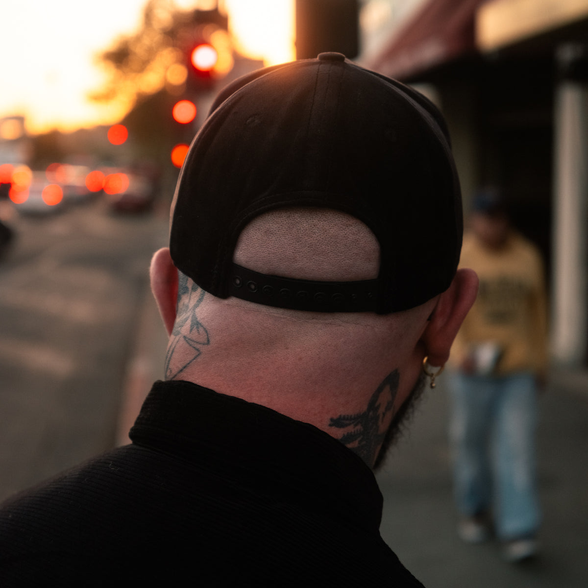 Snake Oil Provisions Velvet Lightning Bolt Trucker Hat Black/ Magenta