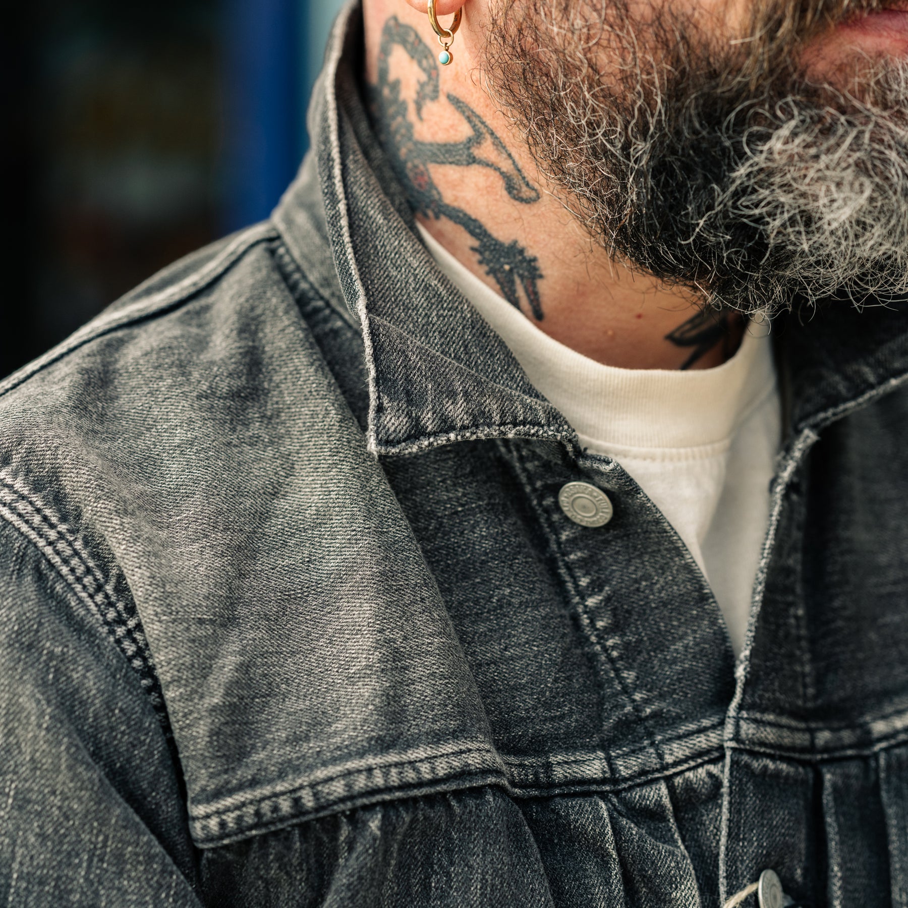 Full Count 2102BKHW Type 2 Black Denim Jacket Dartford