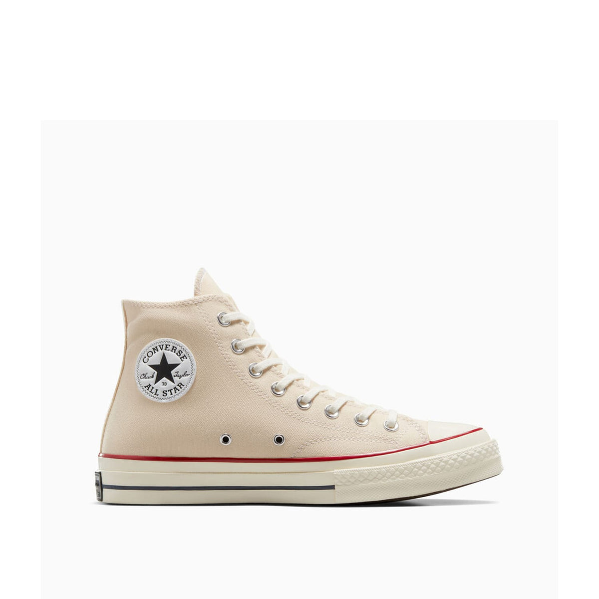 Converse Chuck 70 Canvas Unisex High Top Shoe Parchment/ Garnet/ Egret