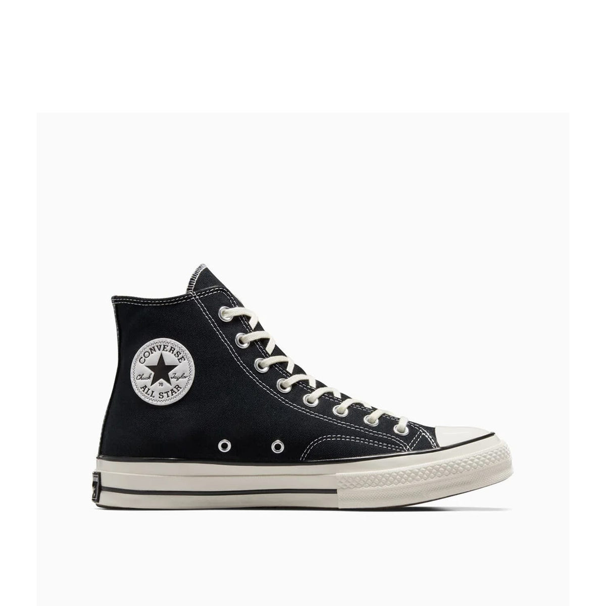 Converse Chuck 70 Canvas Unisex High-Top Shoe Black/ Black/ Egret