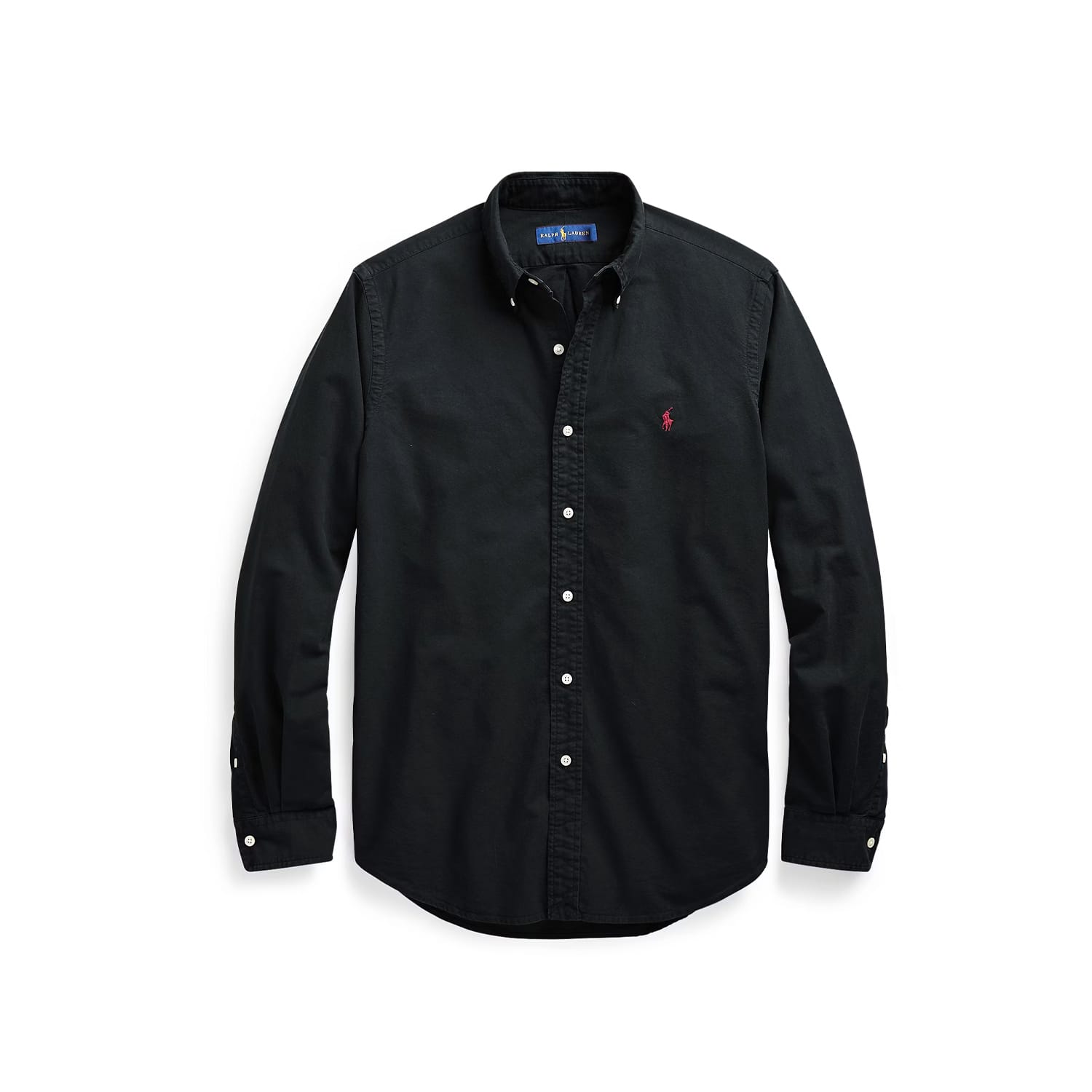 Polo Ralph Lauren Garment Dyed Classic Fit Oxford Shirt Polo Black