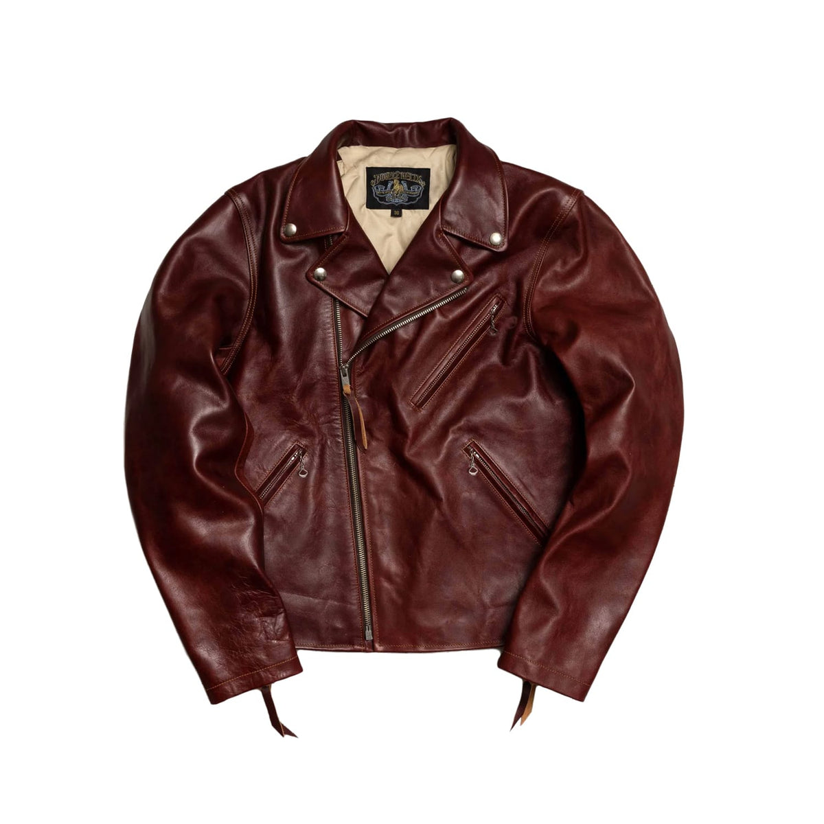 Double Helix Deviant Motorcycle Jacket Burgundy Teacore | SPECIAL ORDER ONLY