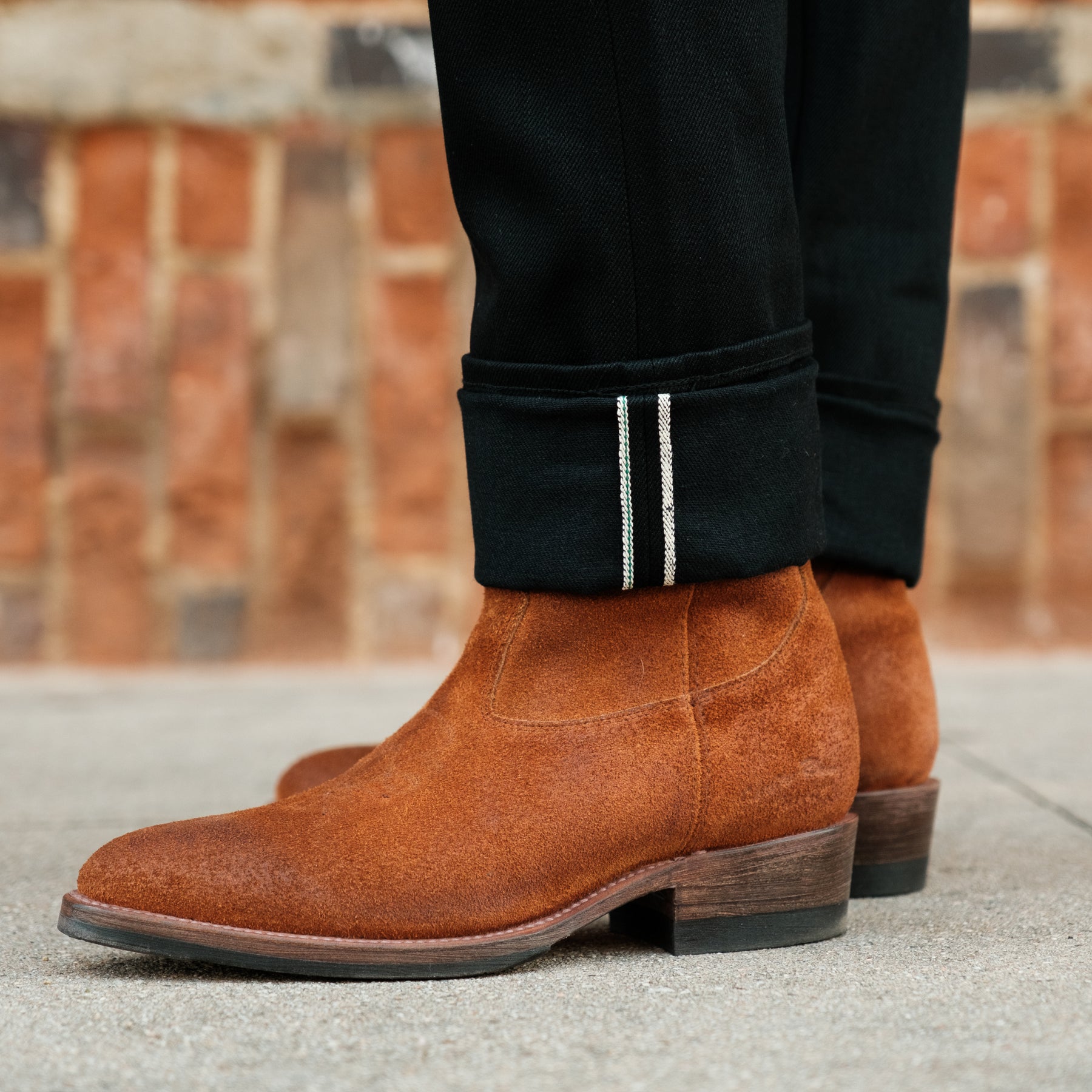 Santa Rosa x Snake Oil Provisions Heartbreaker Boot Tobacco Suede