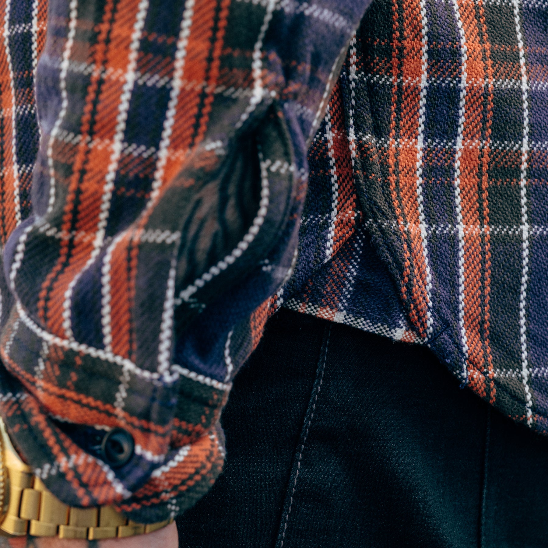 UES Heavy Flannel Shirt Purple