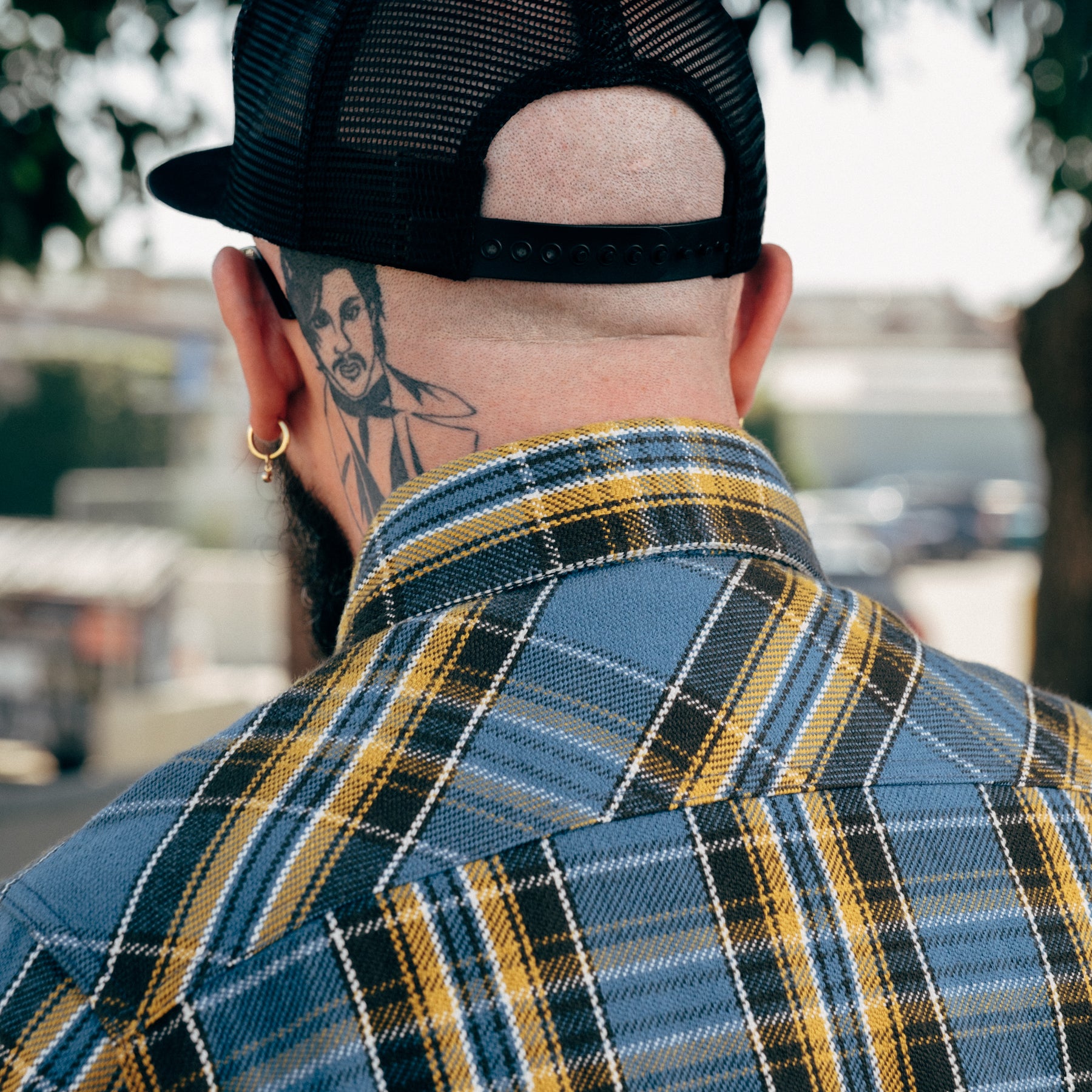 UES Heavy Flannel Shirt Blue