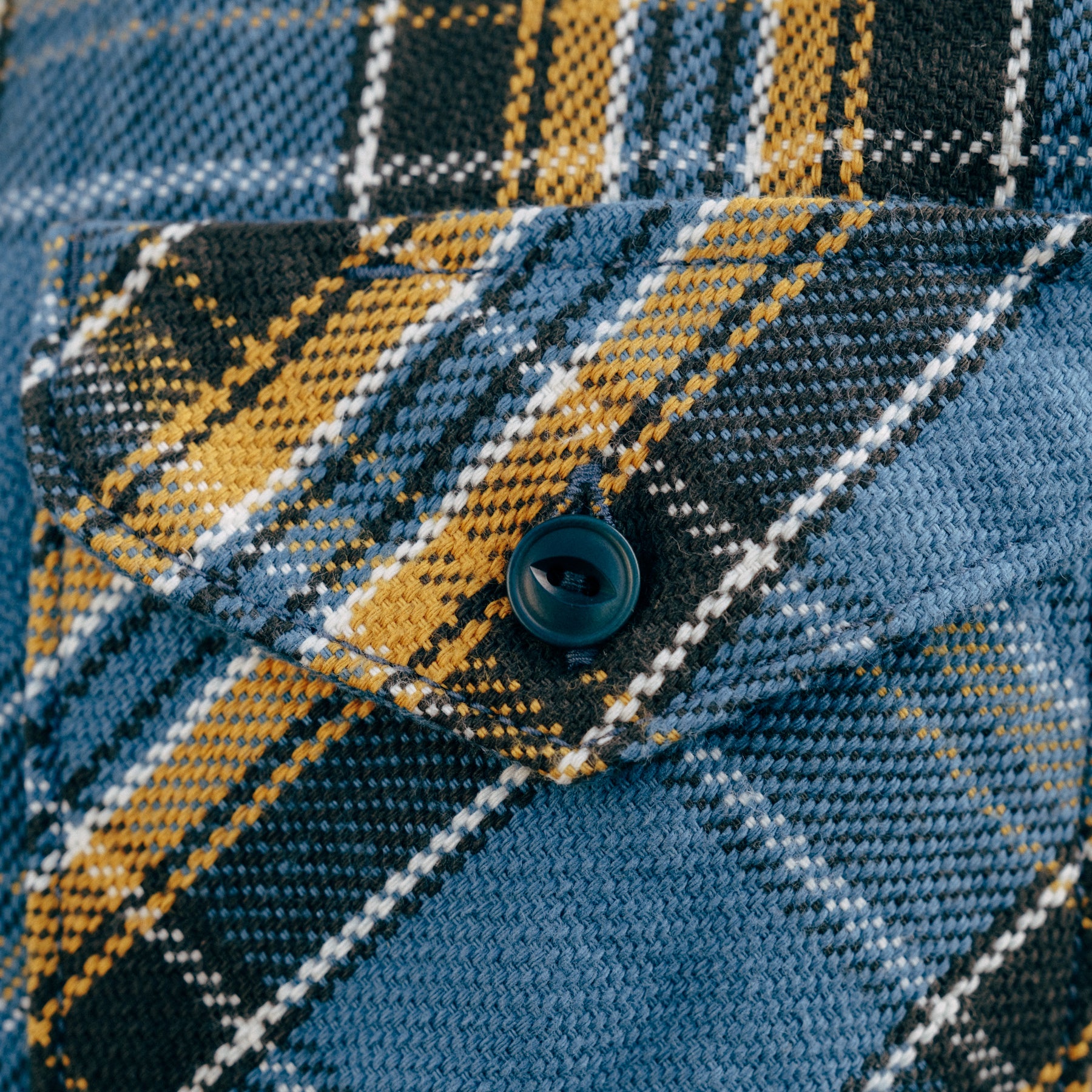 UES Heavy Flannel Shirt Blue