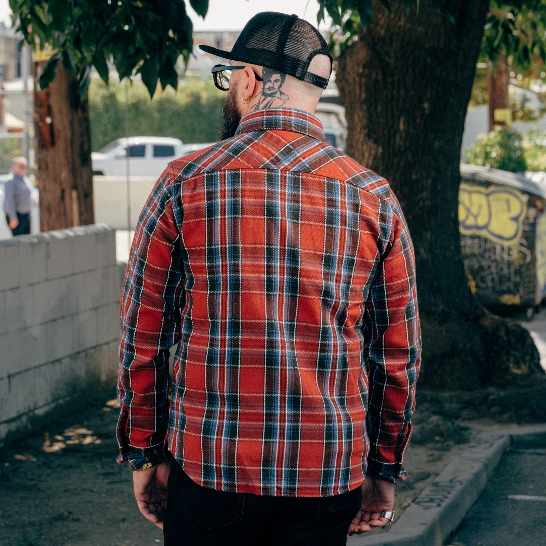 UES Heavy Flannel Shirt Red