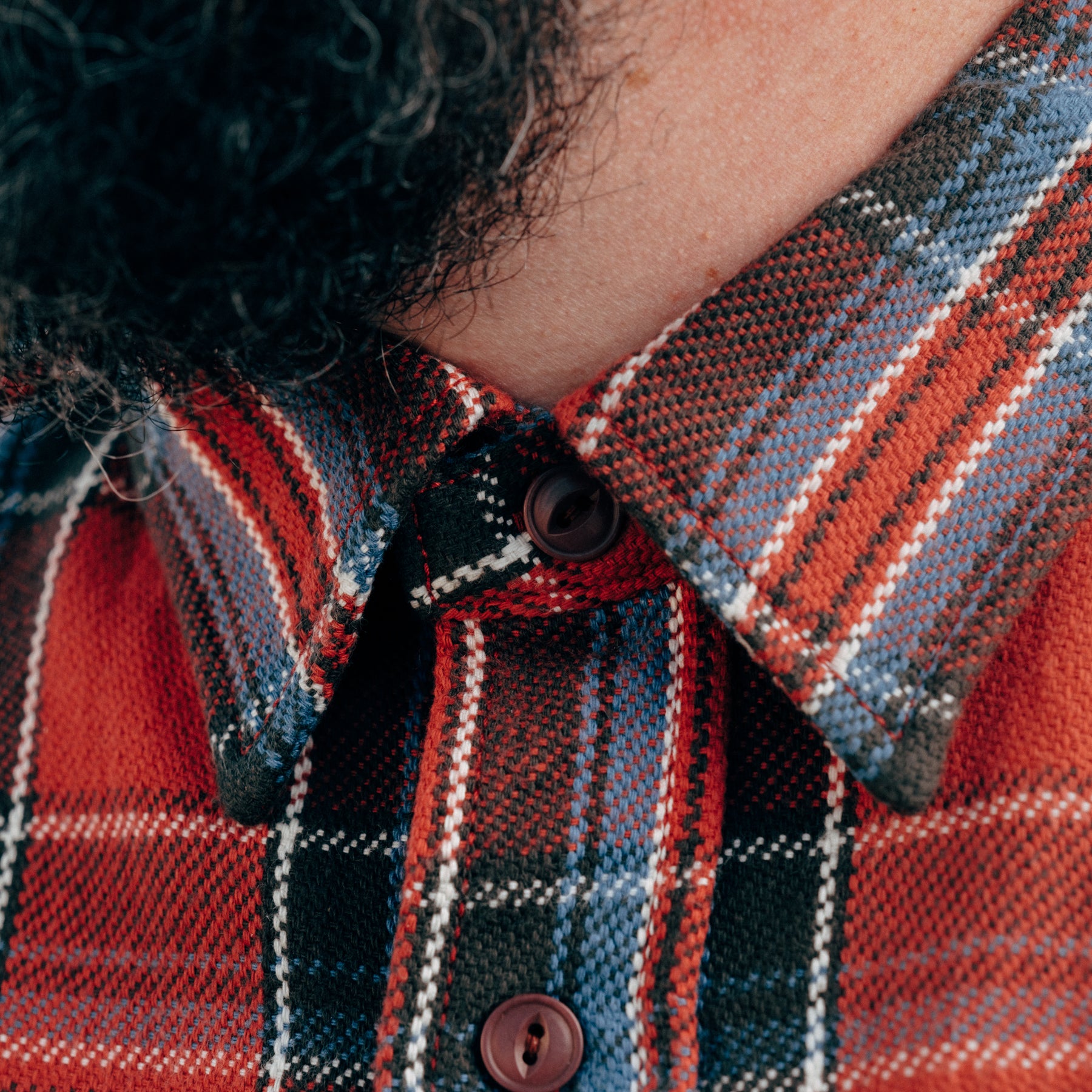 UES Heavy Flannel Shirt Red