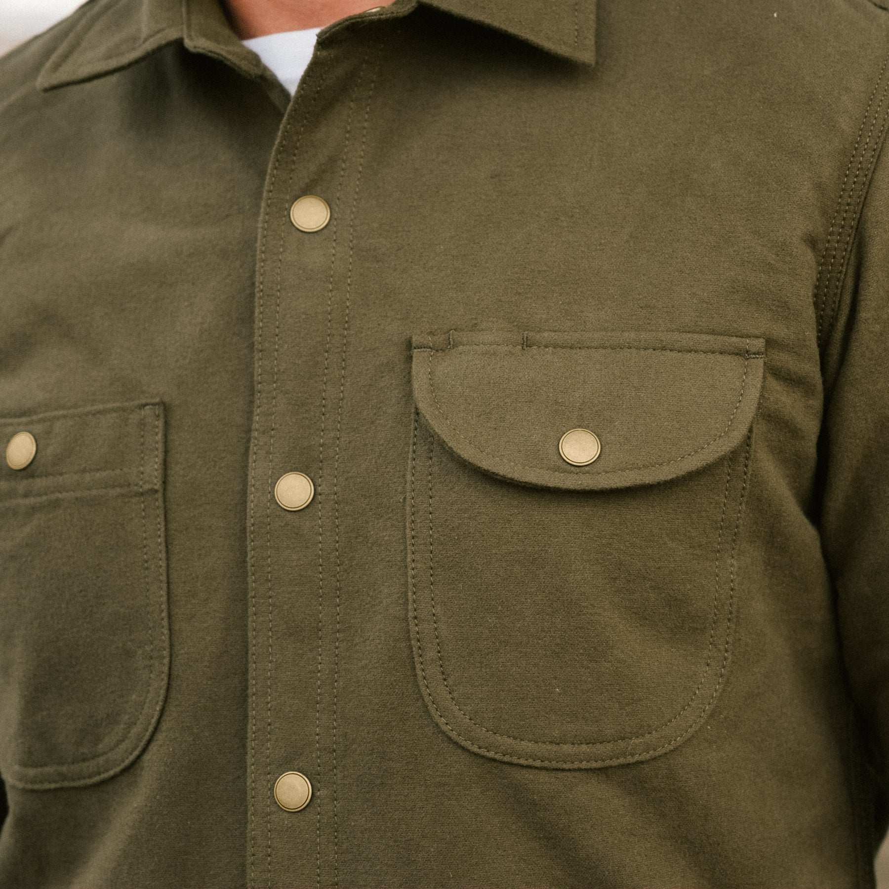 Rogue Territory Service Shirt Olive Flannel