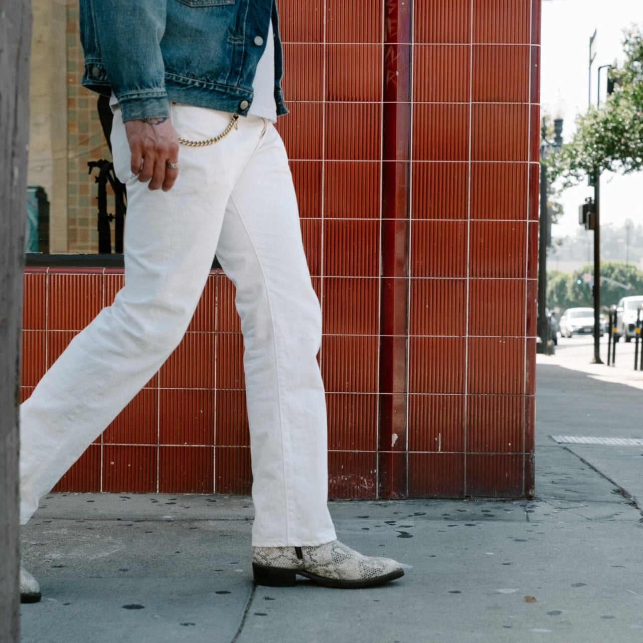Schaeffer's Garment Hotel x SOP 103 Tall Straight Jean White FINAL SALE