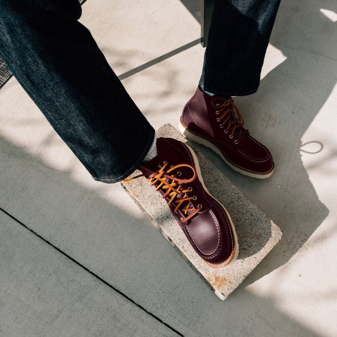Red Wing Heritage 8847 6" Moc Toe Black Cherry