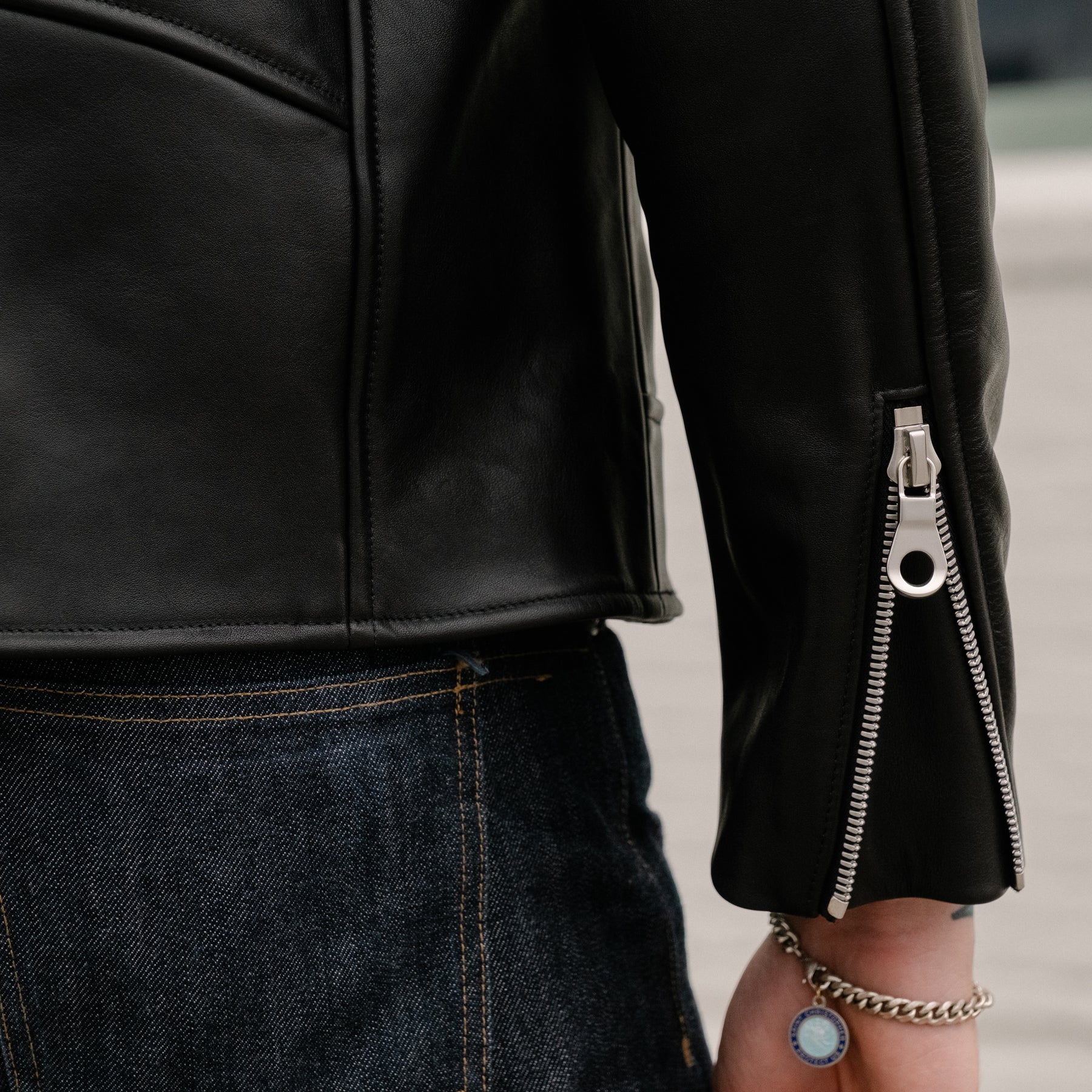 Lær Brand Lær x SOP Modified Classic Moto Black FINAL SALE