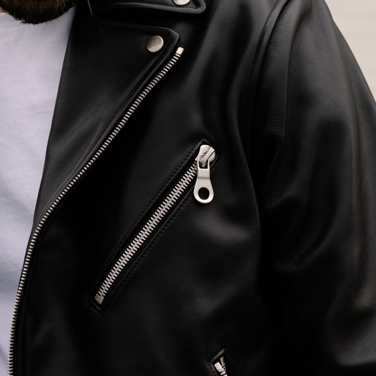 Lær Brand Lær x SOP Modified Classic Moto Black FINAL SALE