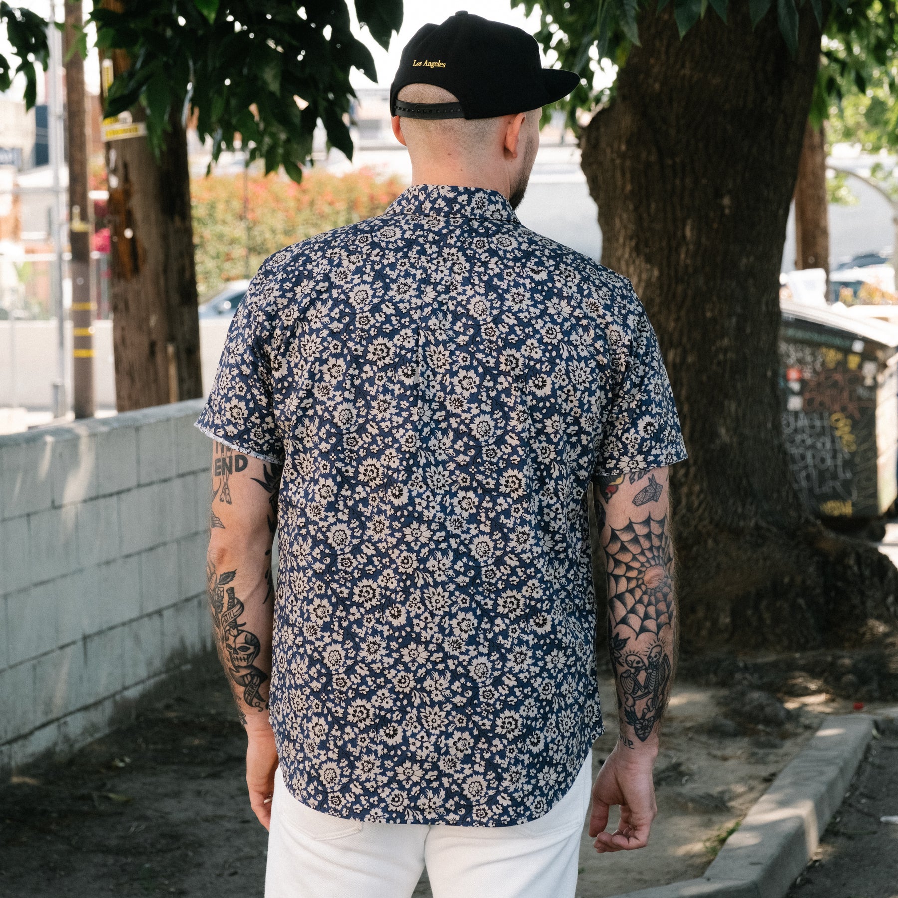 Rogue Territory Maker Shirt Navy Floral