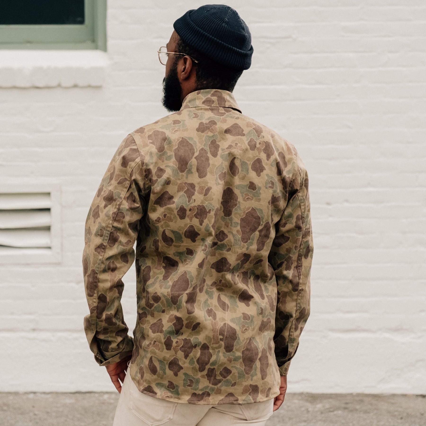 Rogue Territory Service Shirt Frog Camo Selvedge