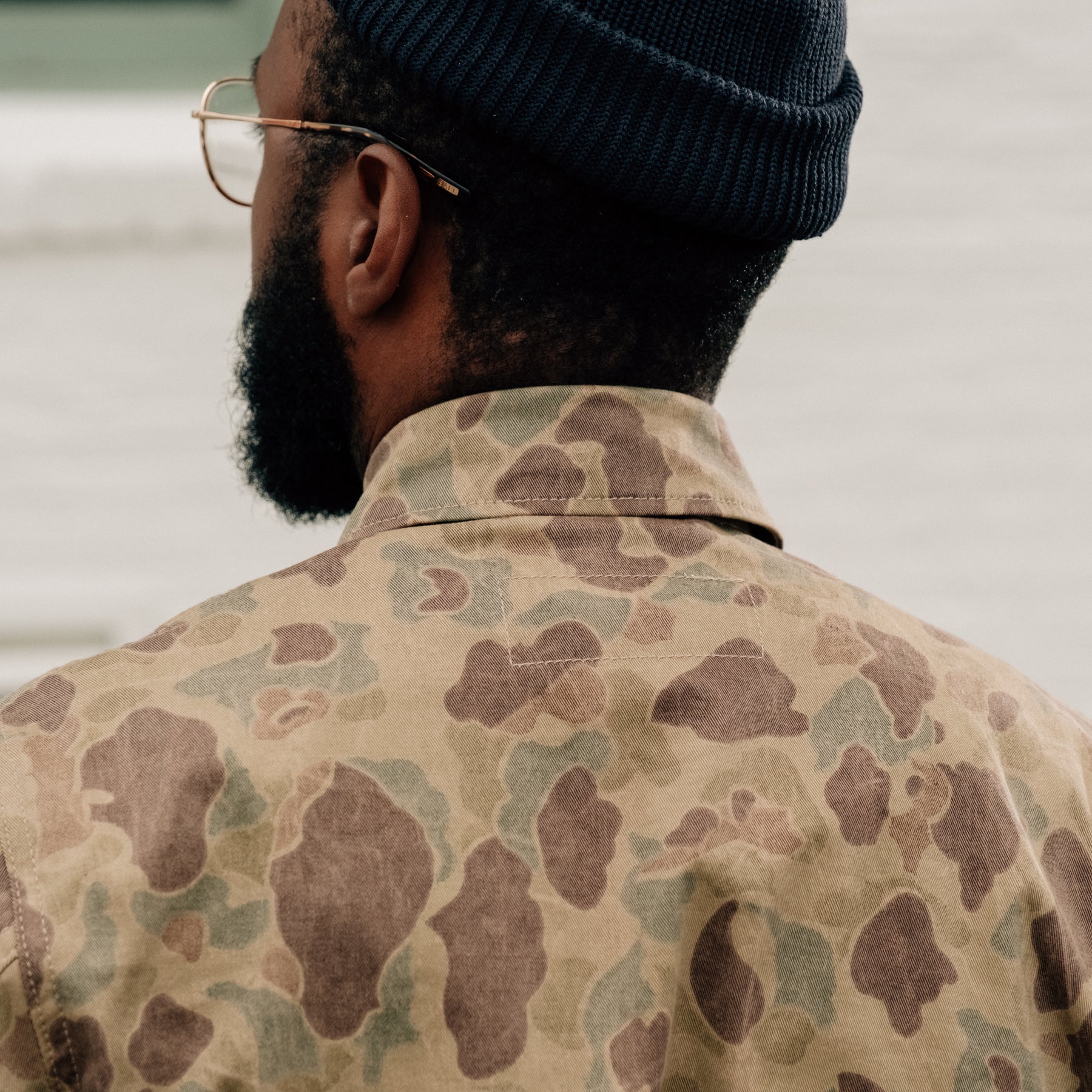 Rogue Territory Service Shirt Frog Camo Selvedge
