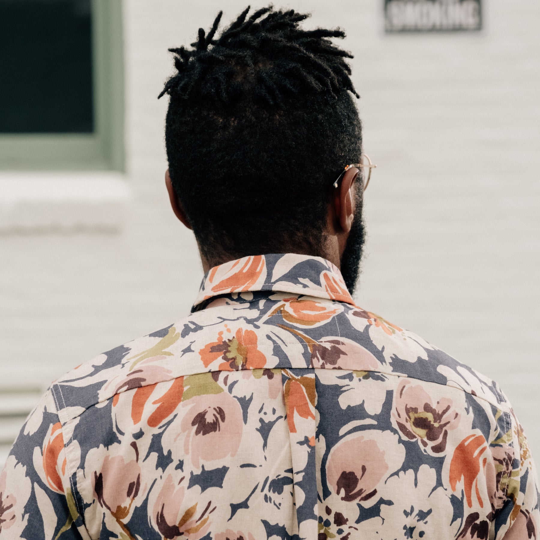 Rogue Territory Oxford Shirt Plum Floral Linen