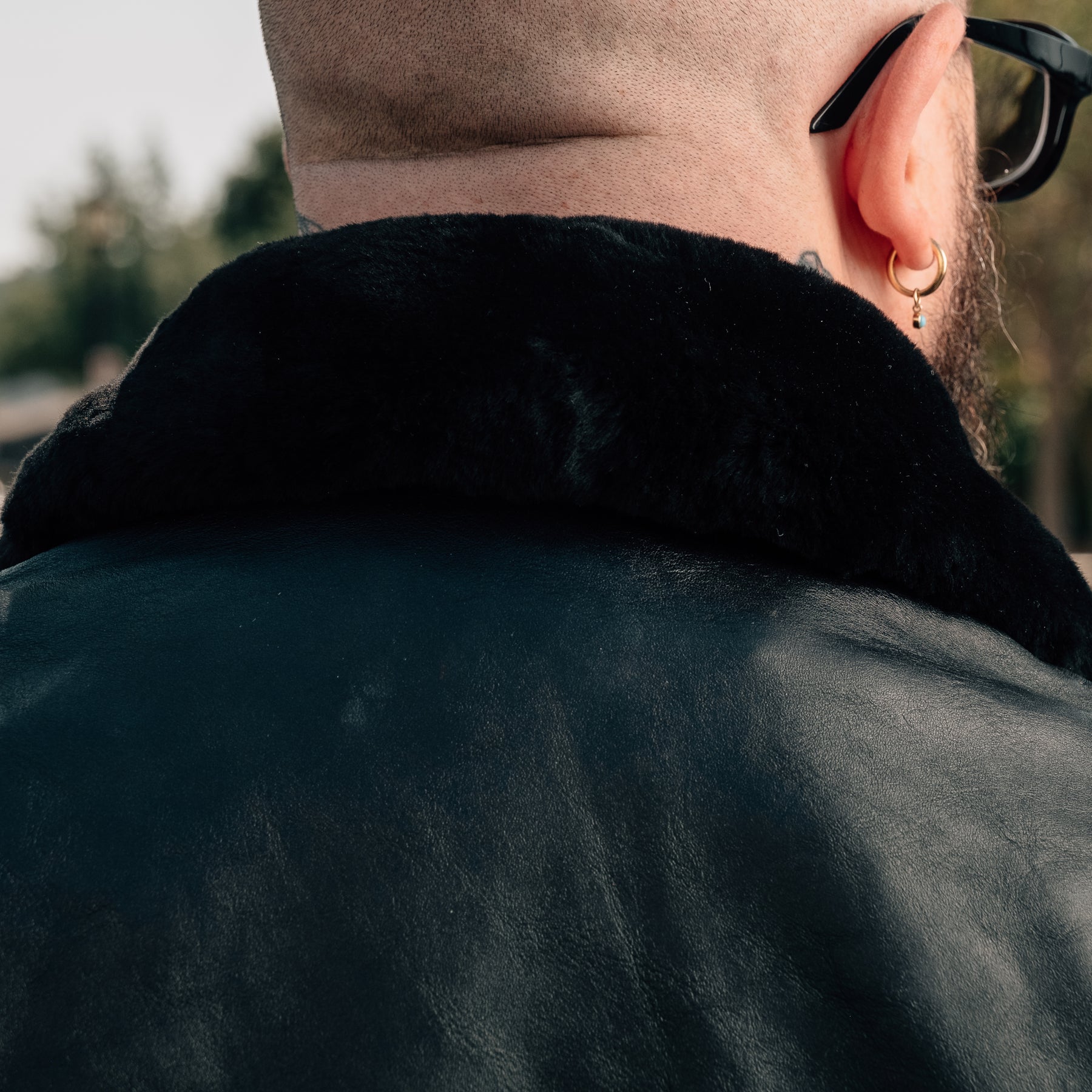 Double Helix x Snake Oil Provisions Virgil G-1 Flight Jacket Black Teacore PRE-ORDER DEPOSIT