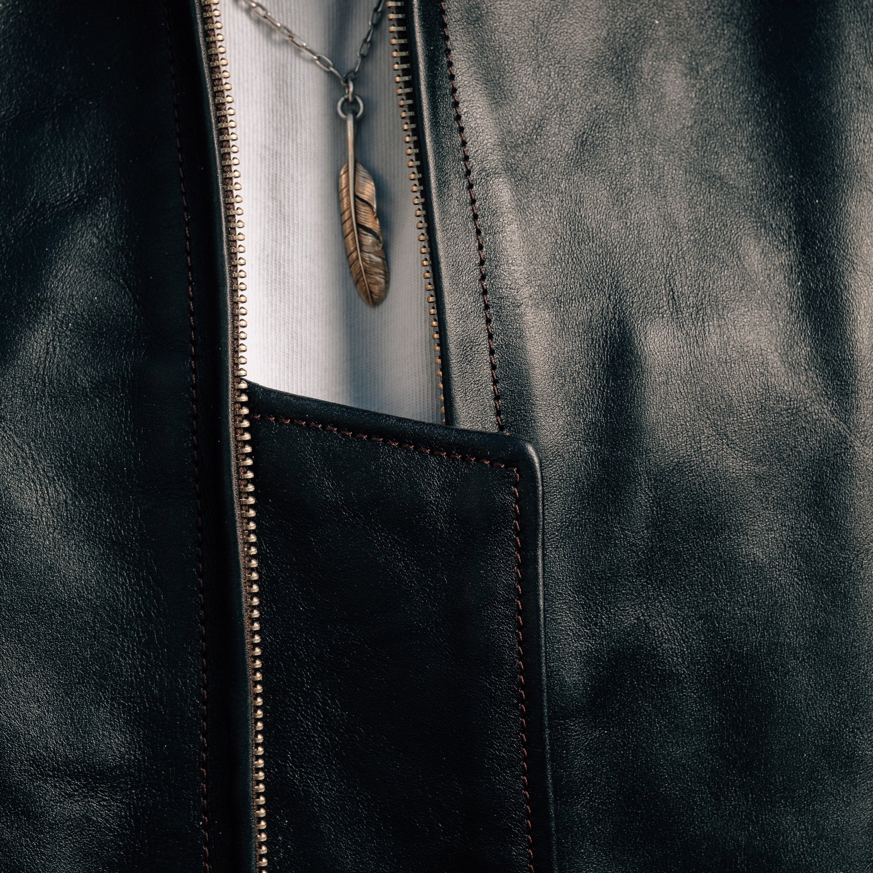 Double Helix x Snake Oil Provisions Virgil G-1 Flight Jacket Black Teacore PRE-ORDER DEPOSIT