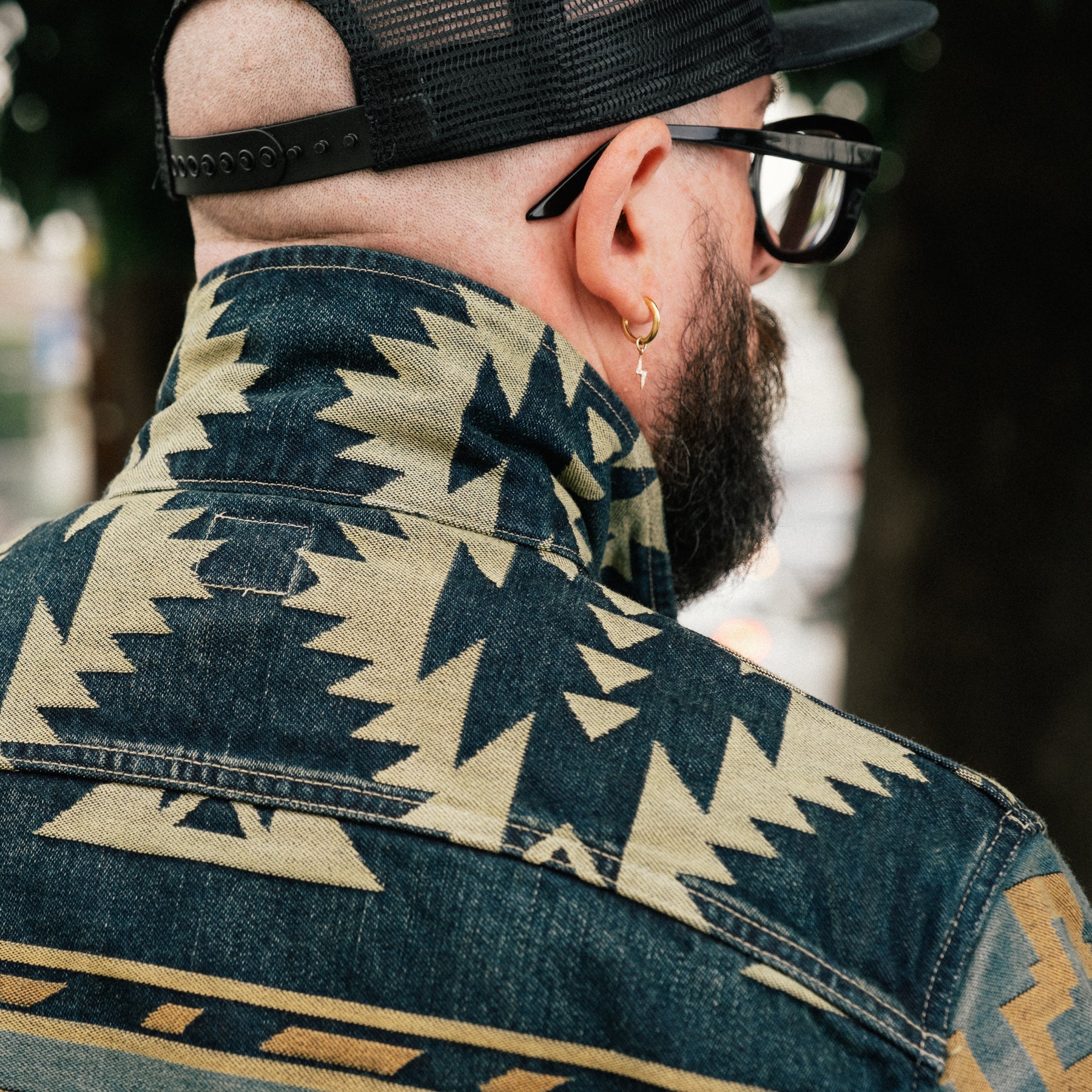 RRL Corduroy Trim Jacquard Jacket