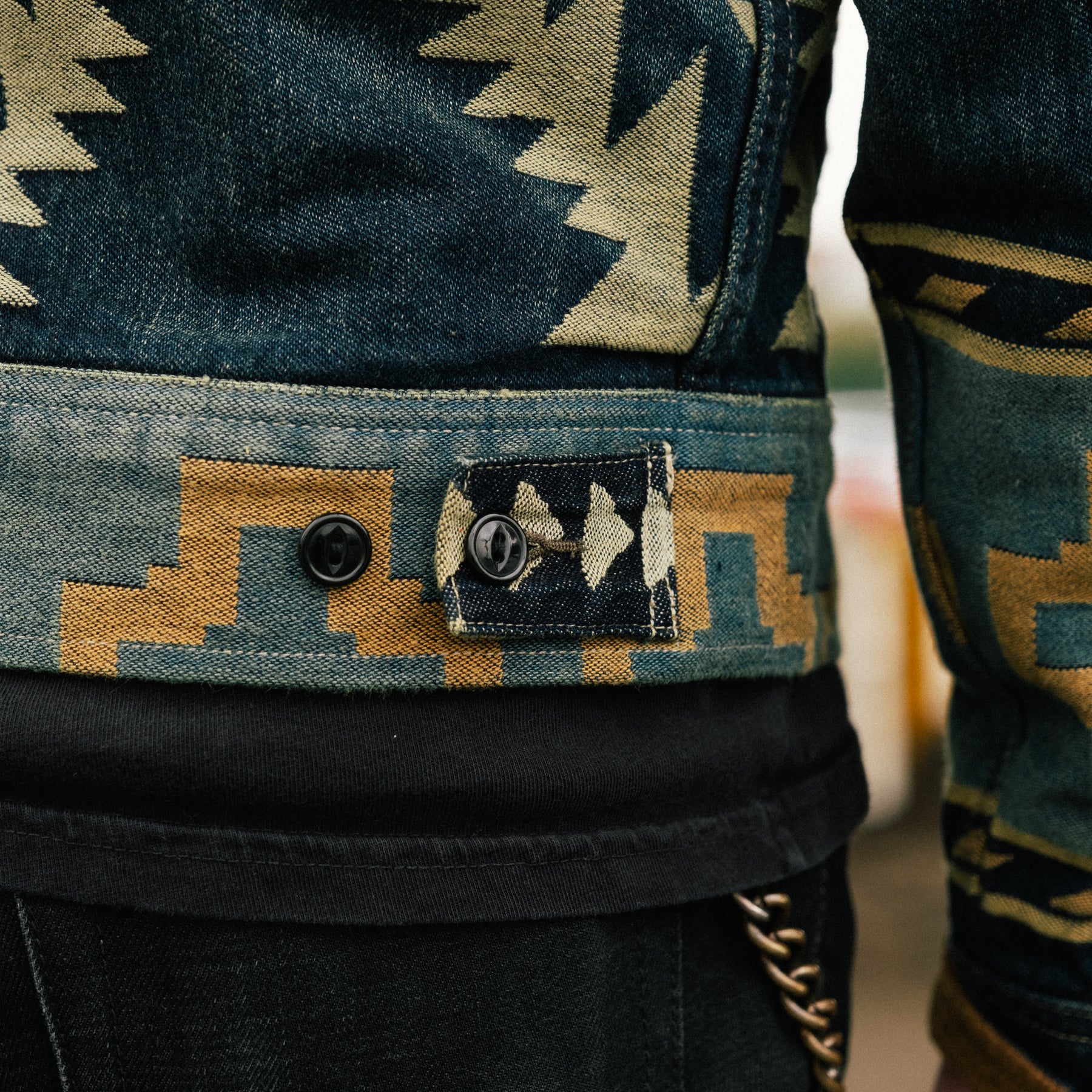 RRL Corduroy Trim Jacquard Jacket