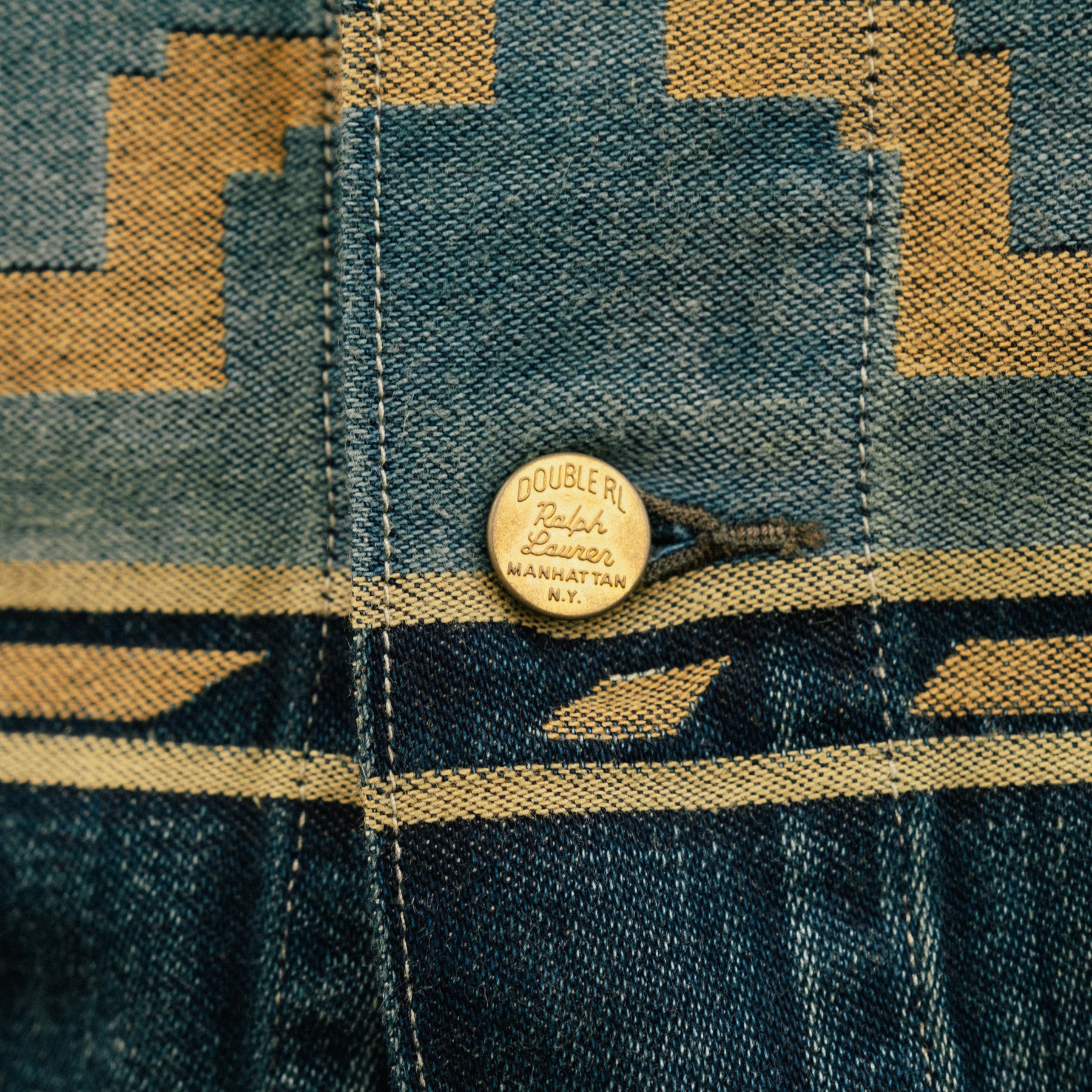 RRL Corduroy Trim Jacquard Jacket